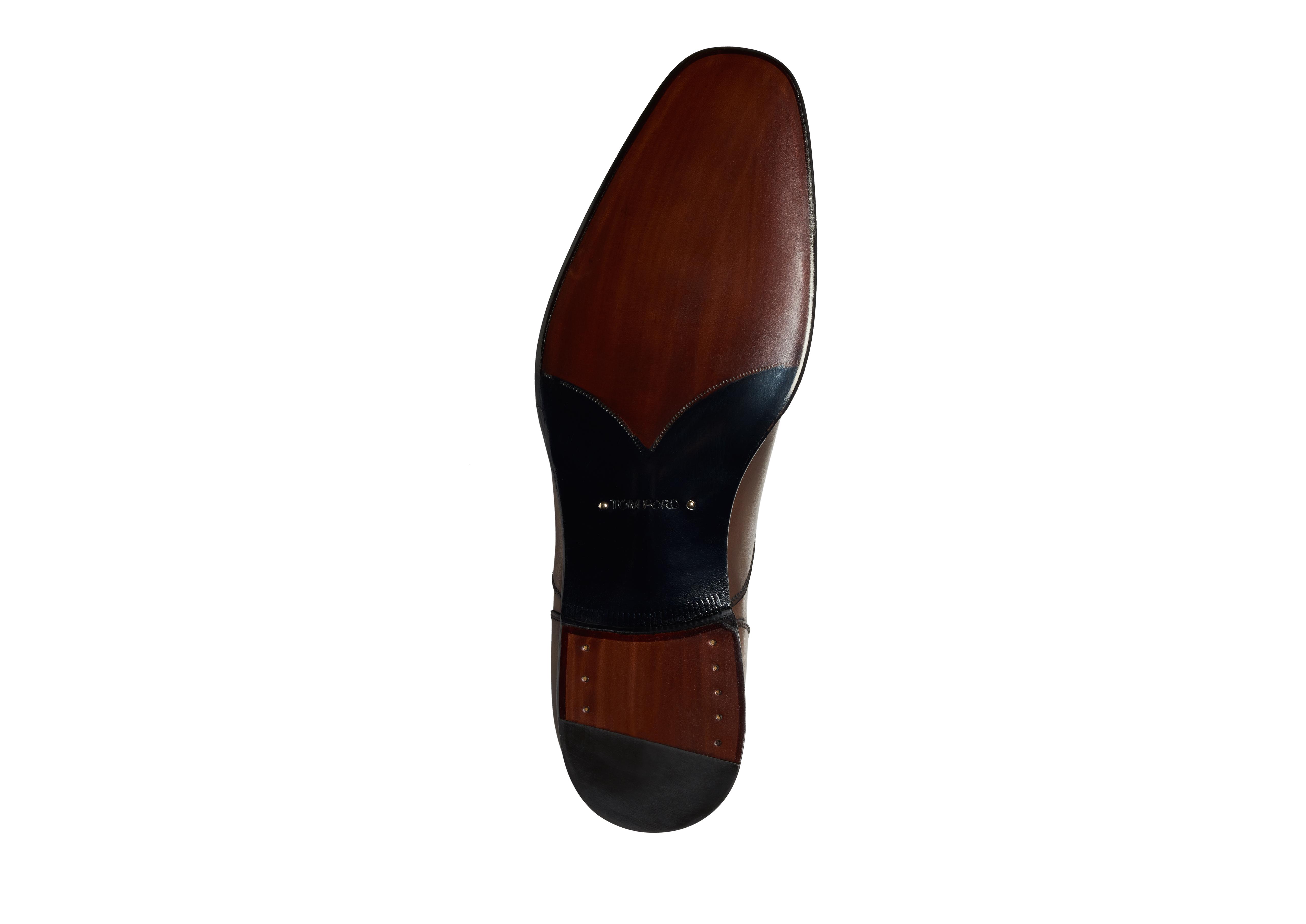 Tom Ford EDGAR LEATHER HALF BROGUES 