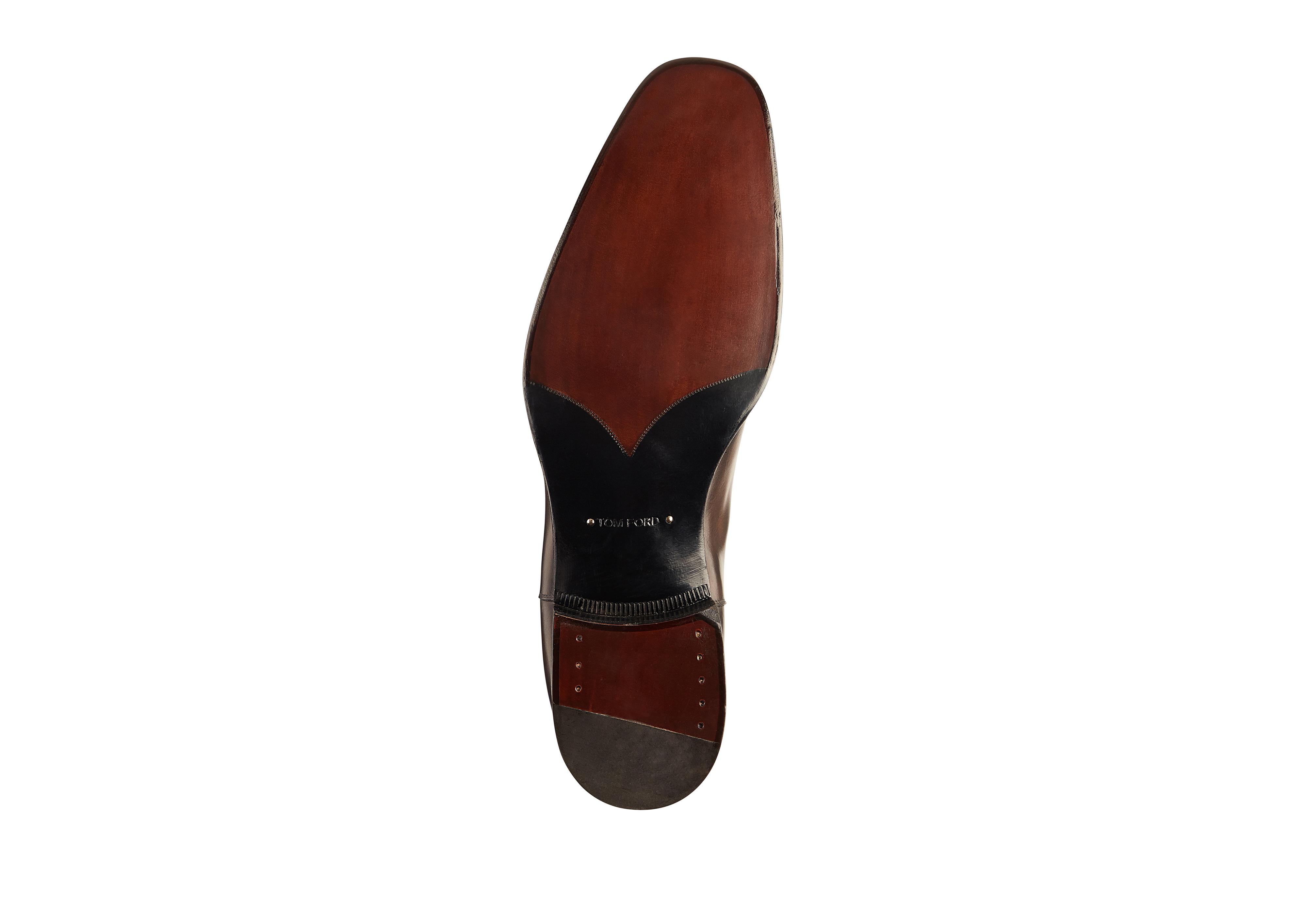 BURNISHED LEATHER EDGAR CHELSEA BOOT D thumbnail