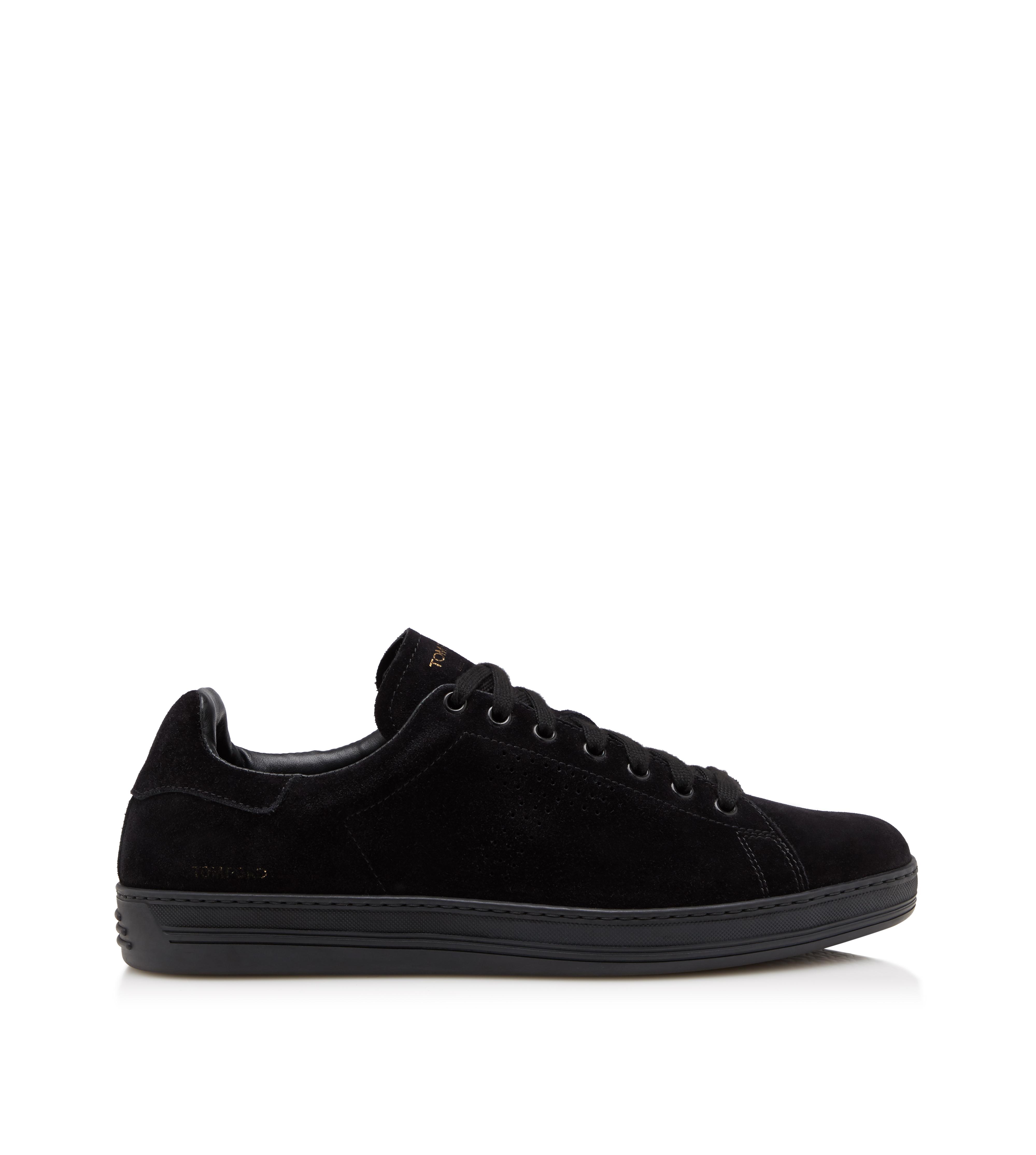 WARWICK BLACK SOLE SUEDE SNEAKER