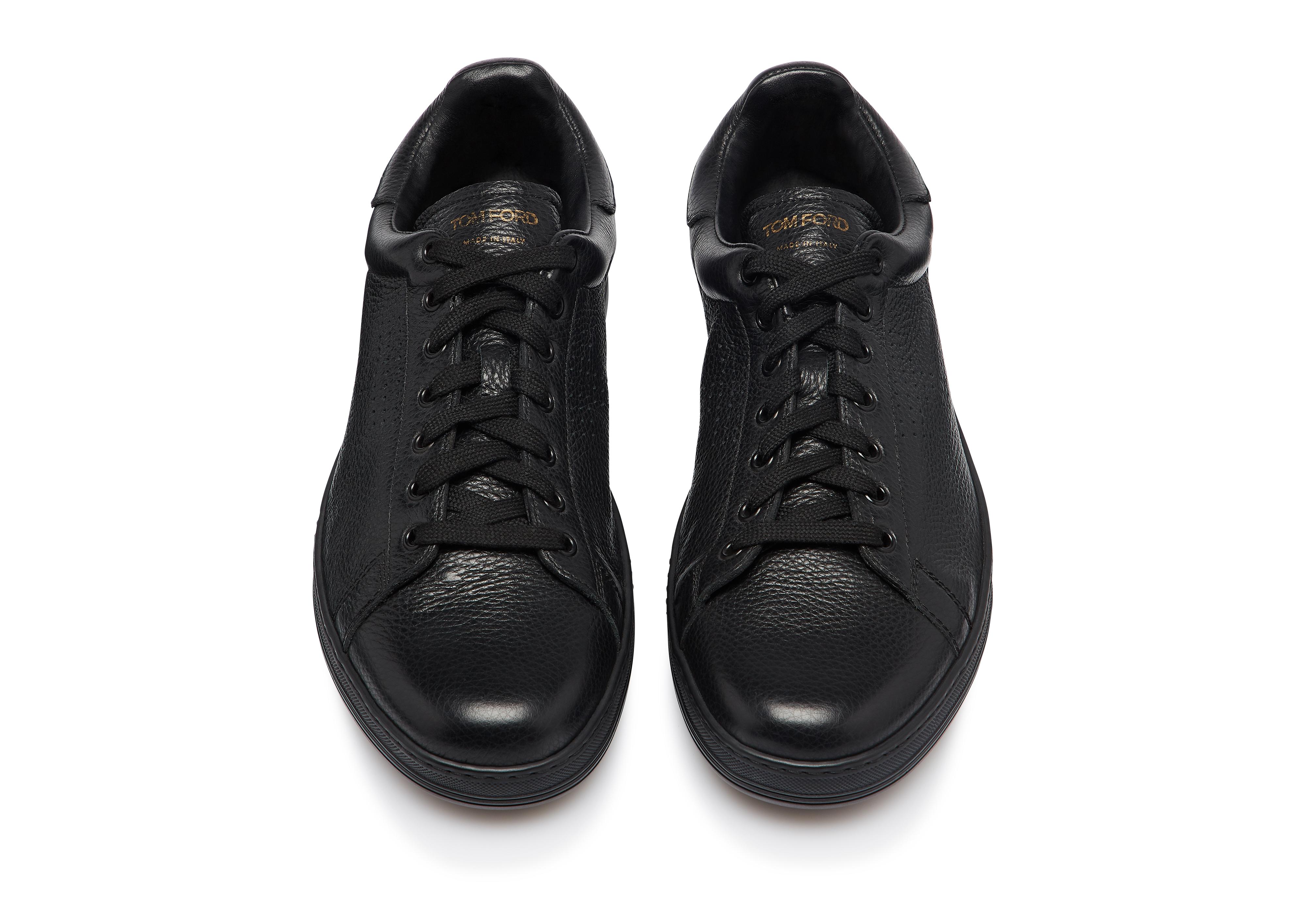 Tom Ford WARWICK GRAINED LEATHER SNEAKER | TomFord.com