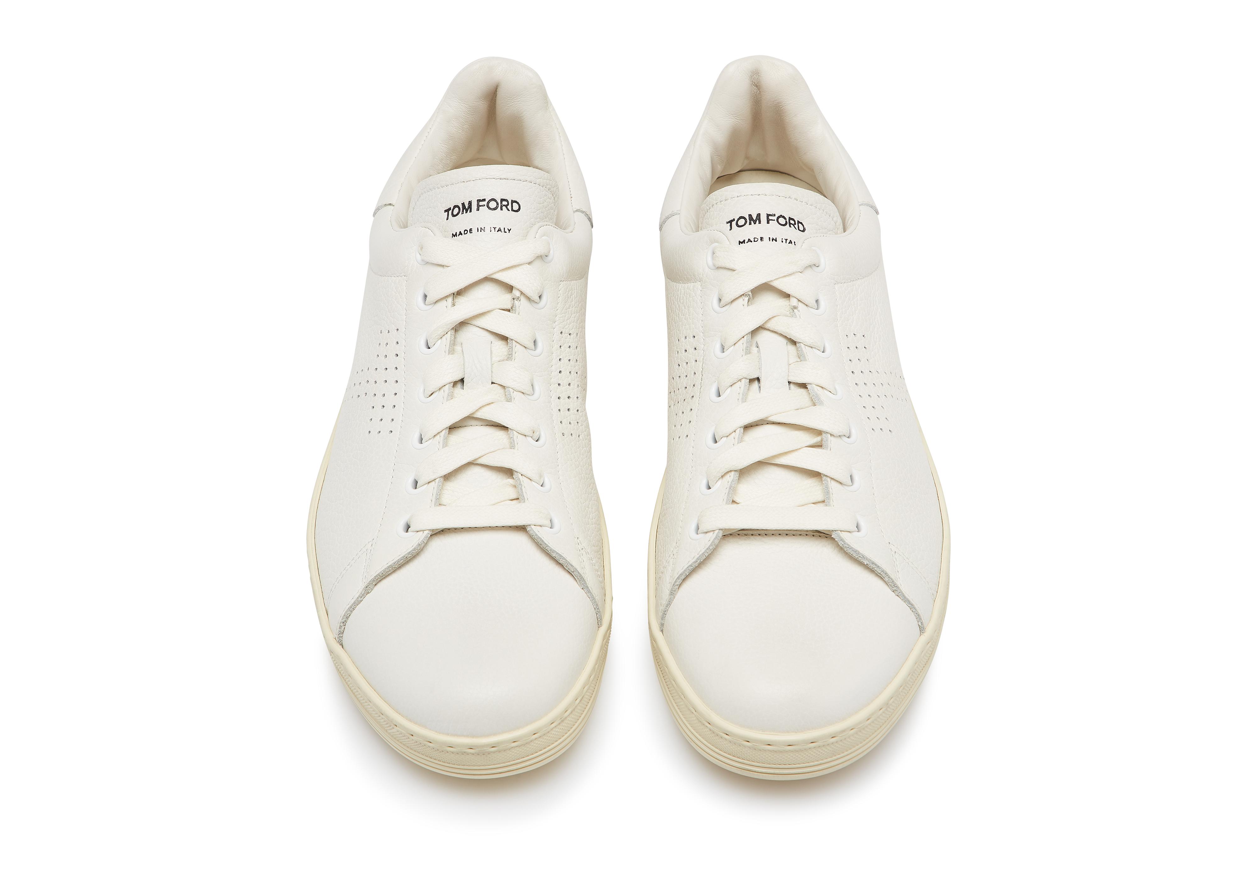 Tom Ford WARWICK GRAINED LEATHER SNEAKER - Men | TomFord.com