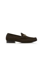 SUEDE YORK CHAIN LOAFERS A thumbnail