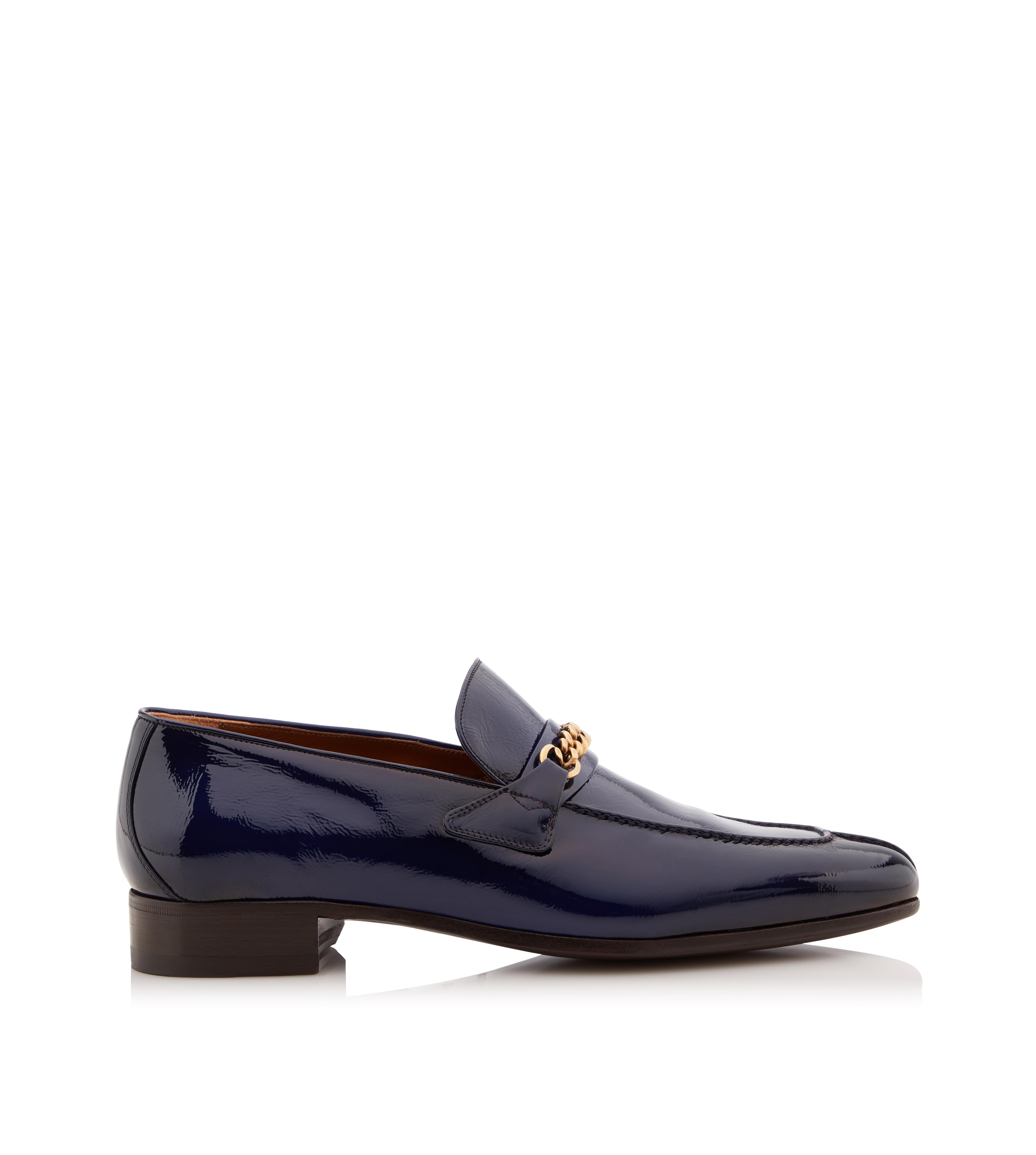 PATENT PEER CHAIN LOAFER
