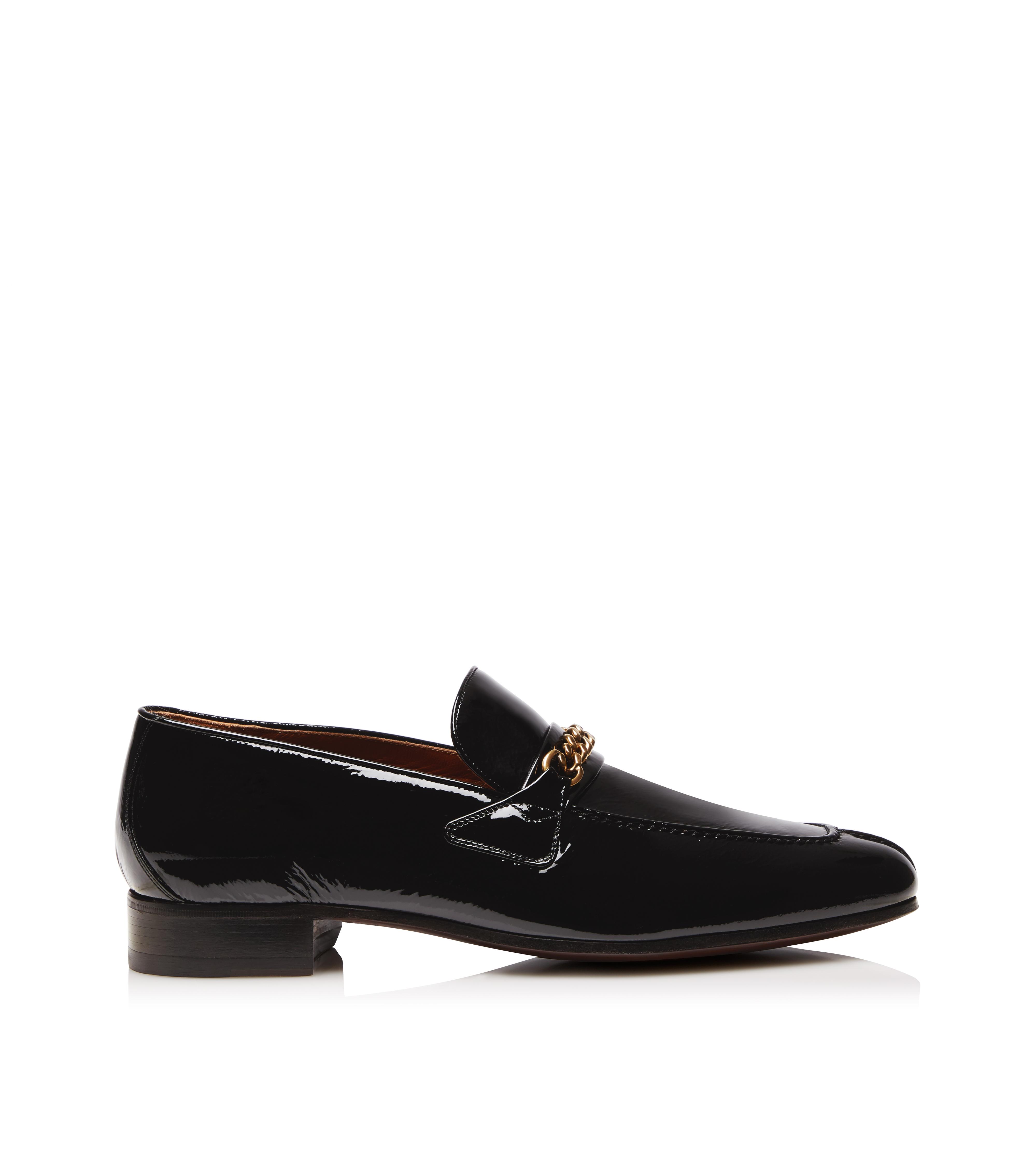PATENT PEER CHAIN LOAFER