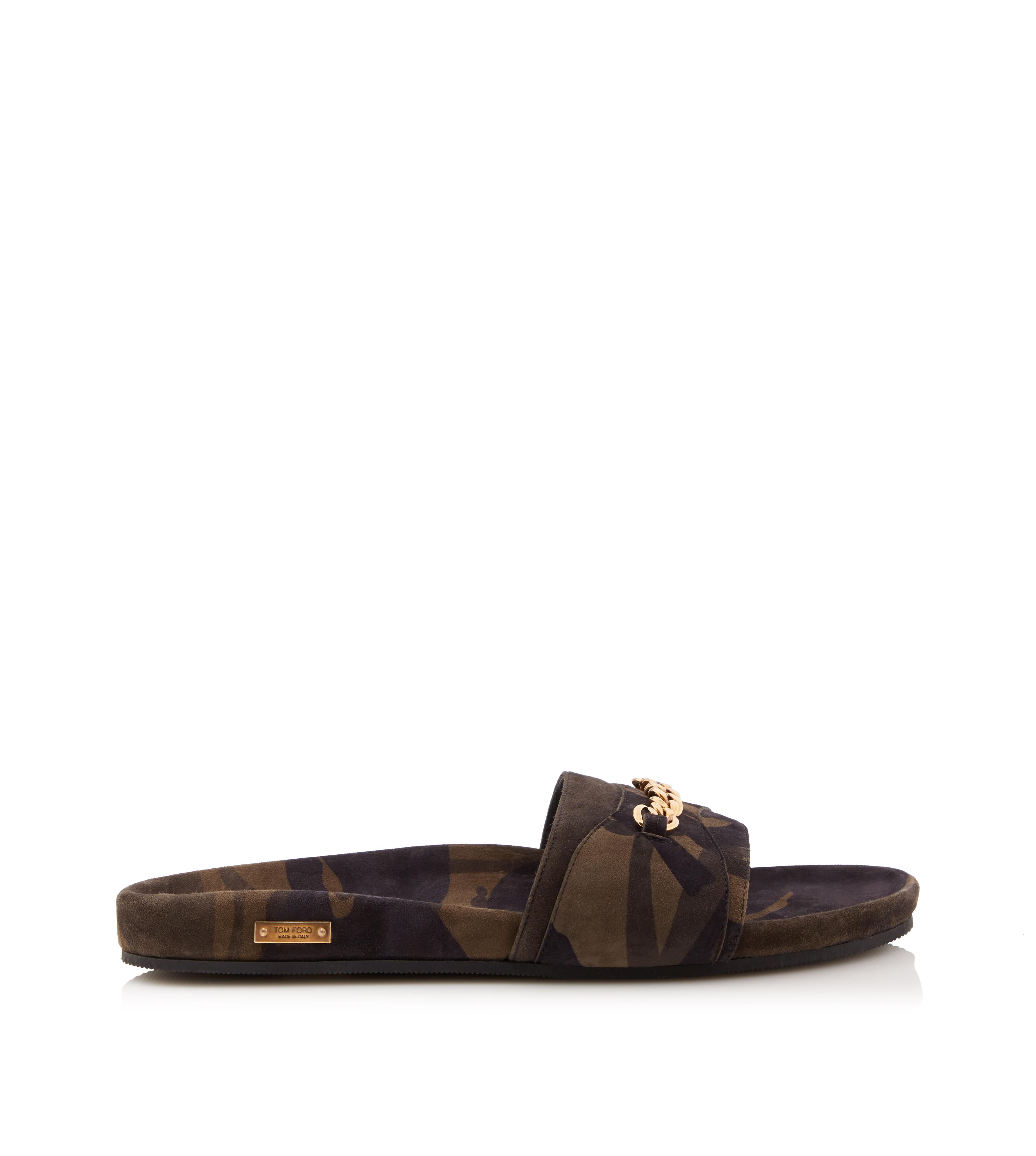 CAMOUFLAGE CHURCHILL CHAIN SANDALS