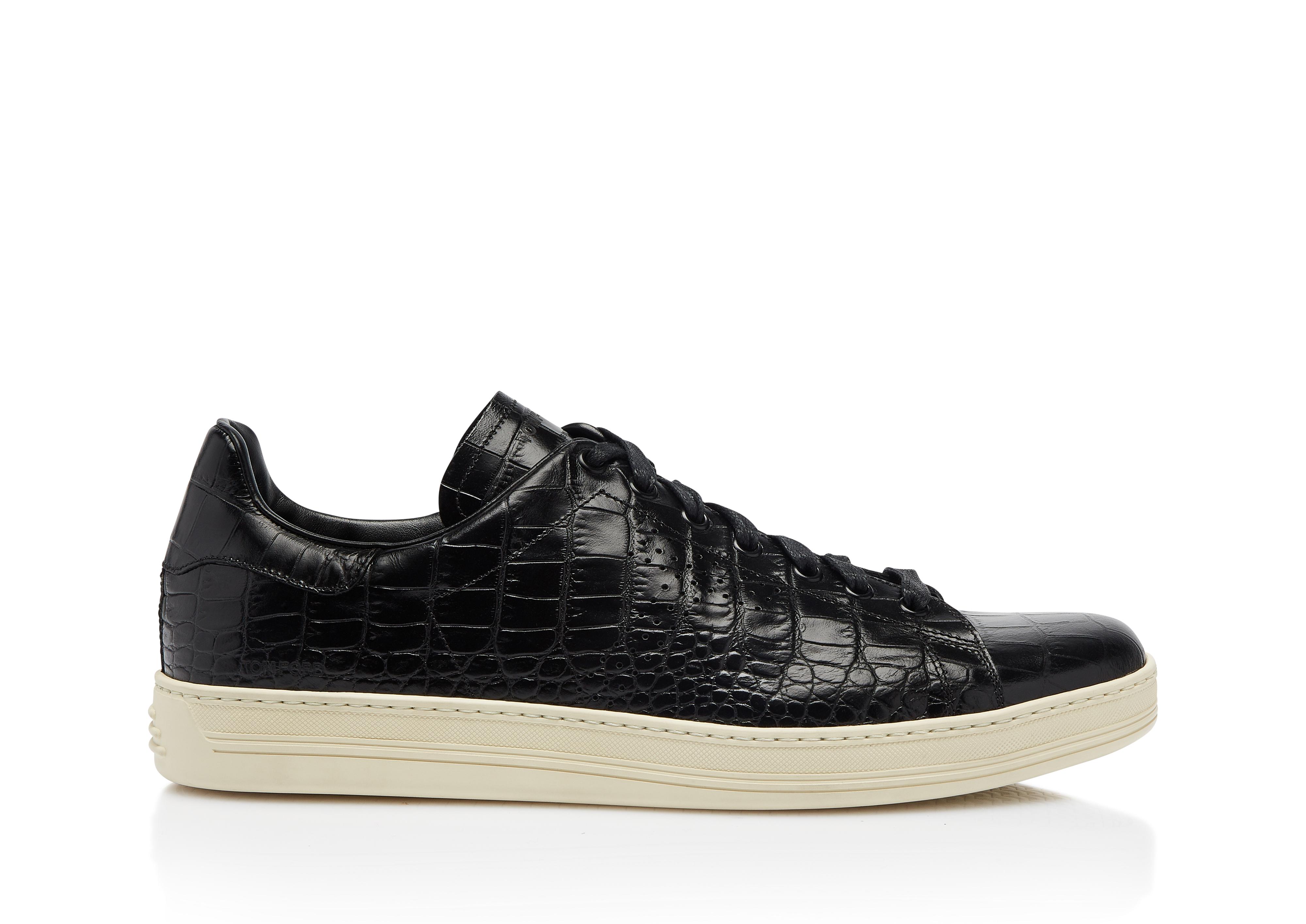 black alligator shoes