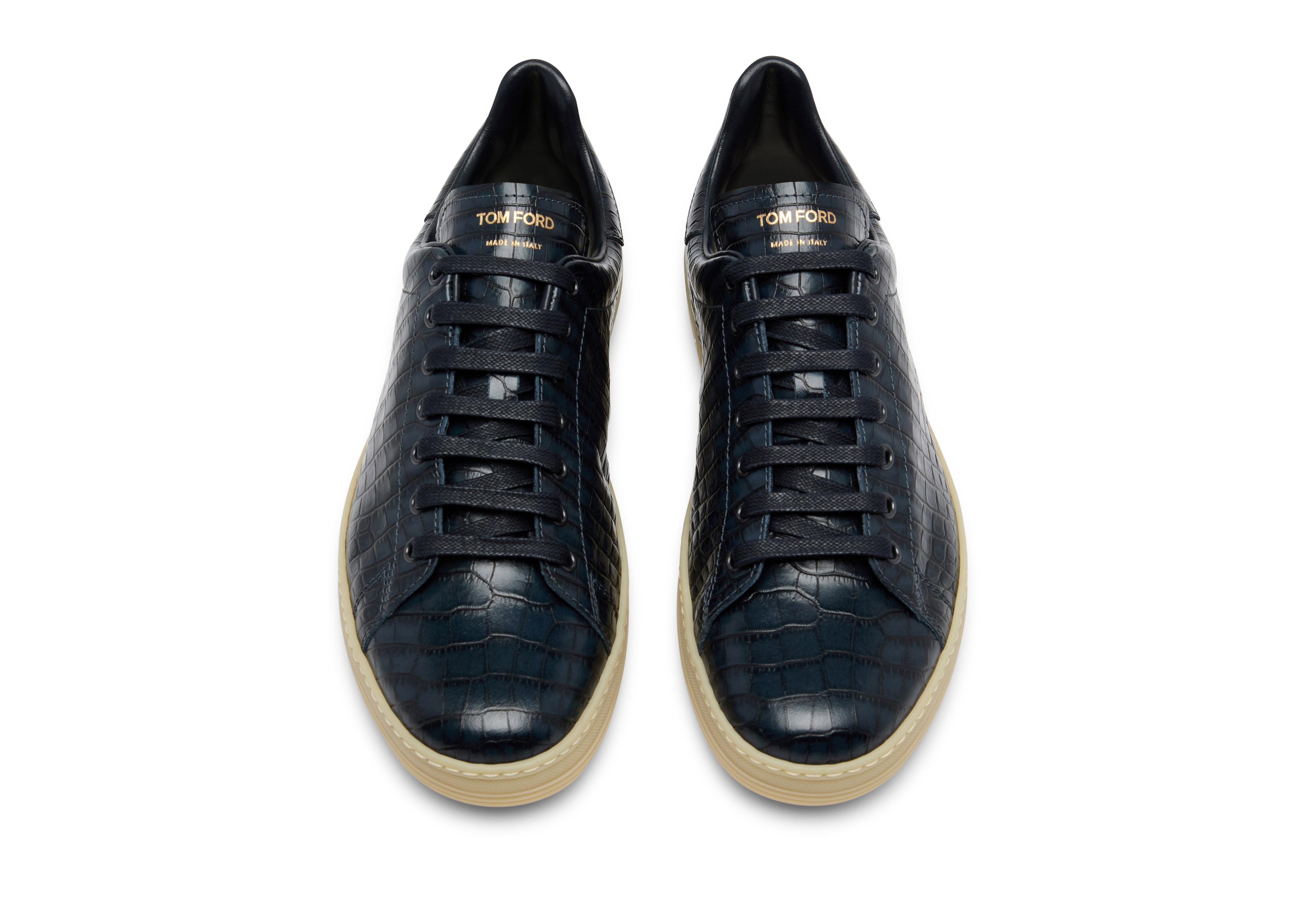 Tom Ford Warwick Printed Alligator Sneaker