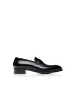 BURNISHED LEATHER ELKAN TWISTED BAND LOAFER A thumbnail