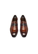 BURNISHED LEATHER ELKAN TWISTED BAND LOAFER B thumbnail