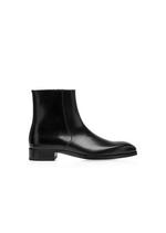 BURNISHED LEATHER ELKAN ZIP BOOT A thumbnail