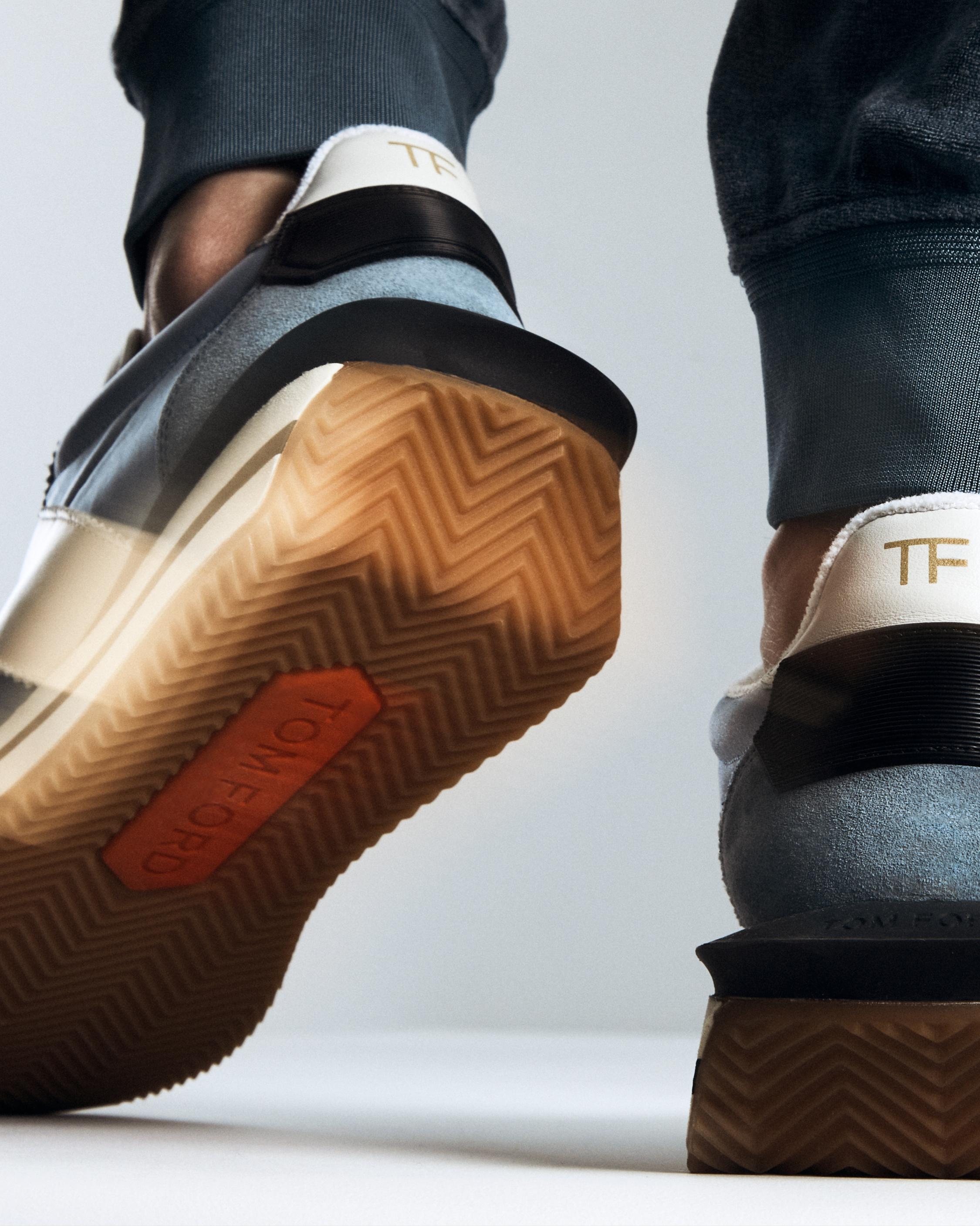 Tom Ford SUEDE TECHNICAL FABRIC JAMES SNEAKER 