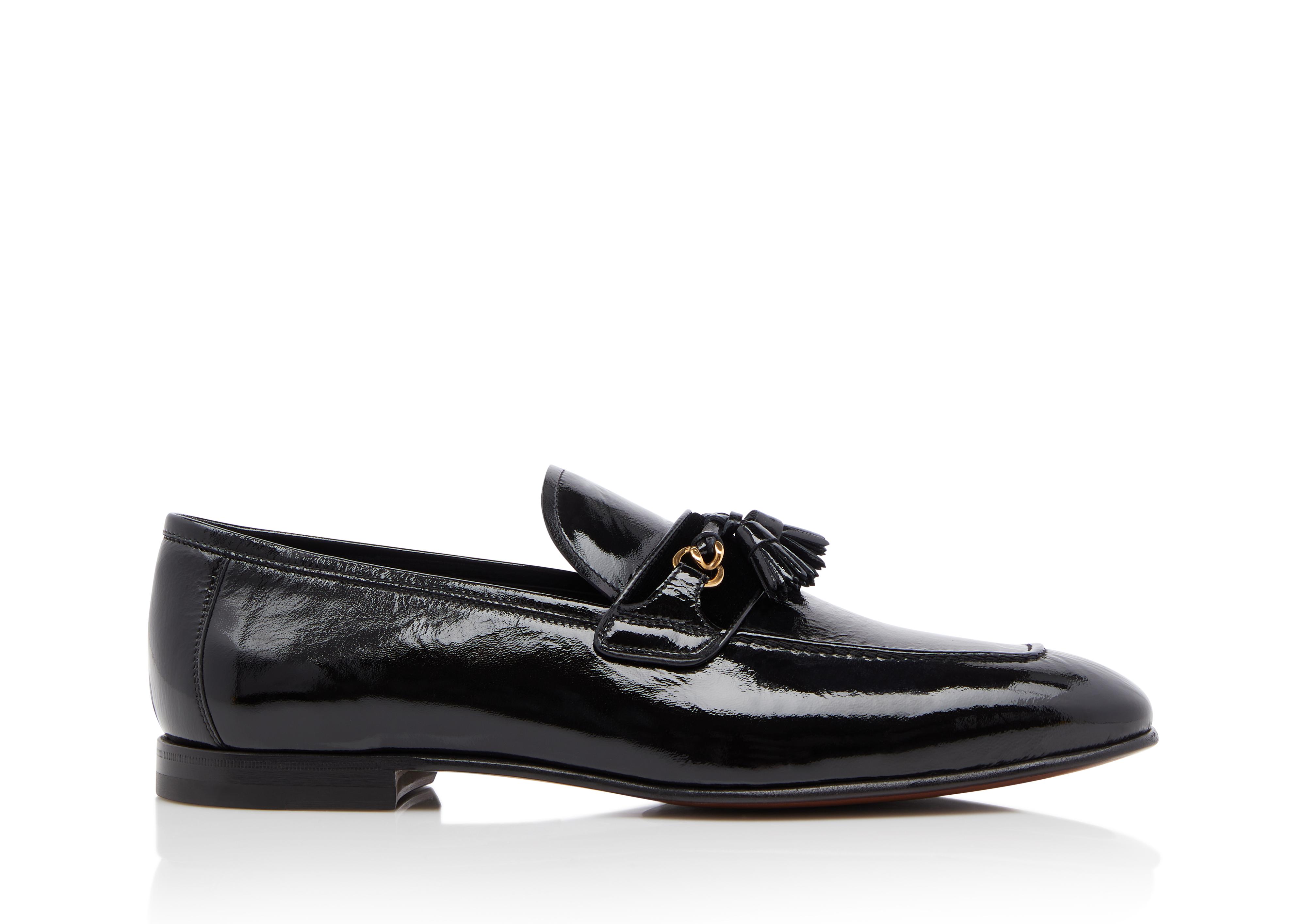 Tom Ford GLOSSY PATENT SEAN TASSEL LOAFER