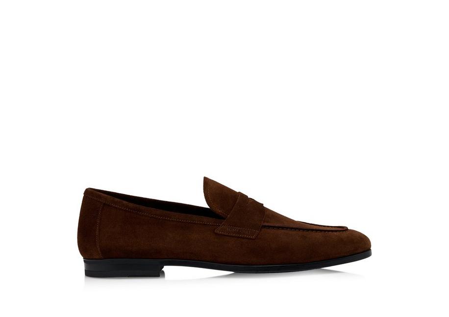 SUEDE SEAN TWISTED BAND LOAFER A fullsize