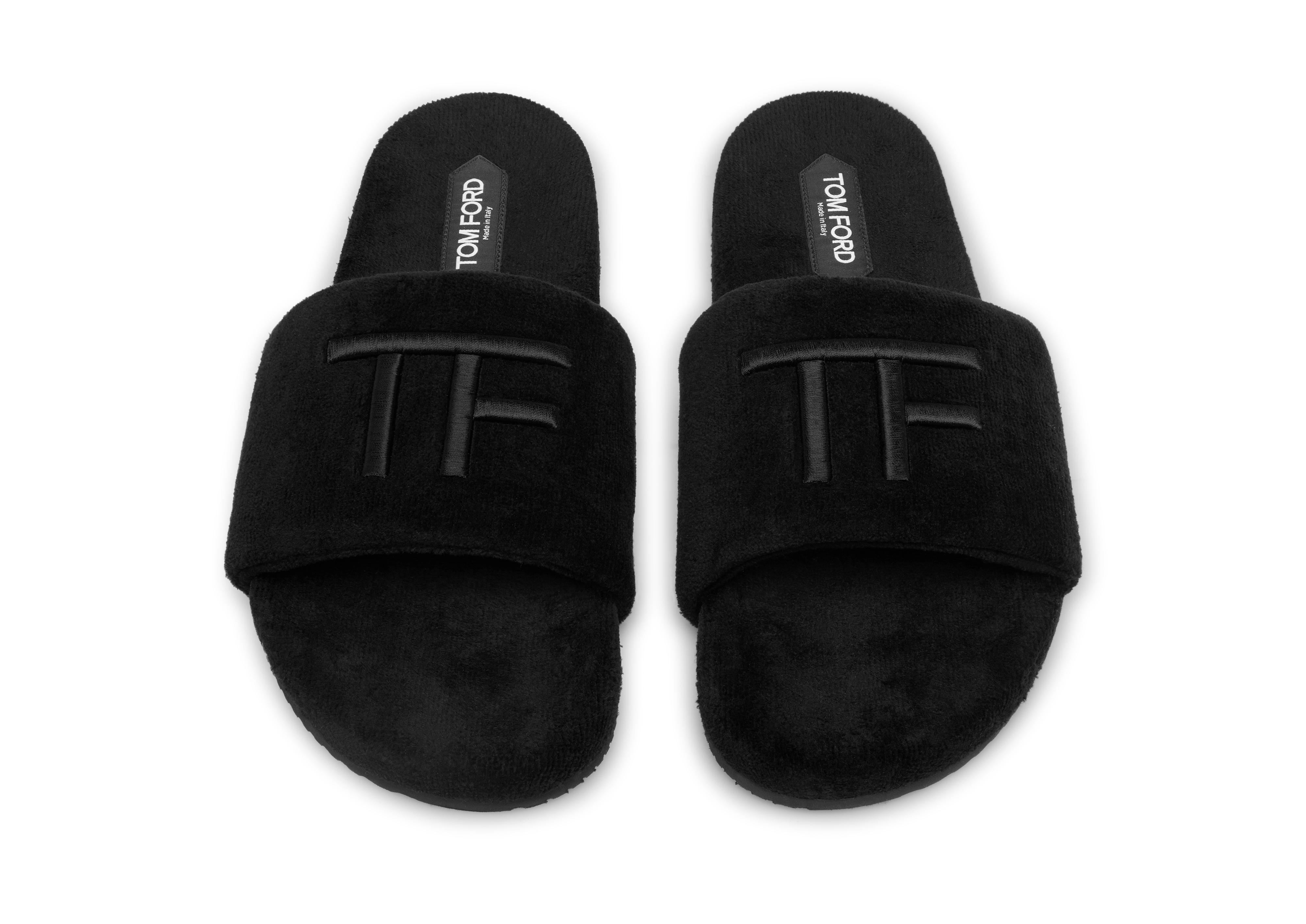 TOWELLING HARRISON SLIPPER B thumbnail