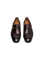 BURNISHED LEATHER MARTIN LOAFER B thumbnail