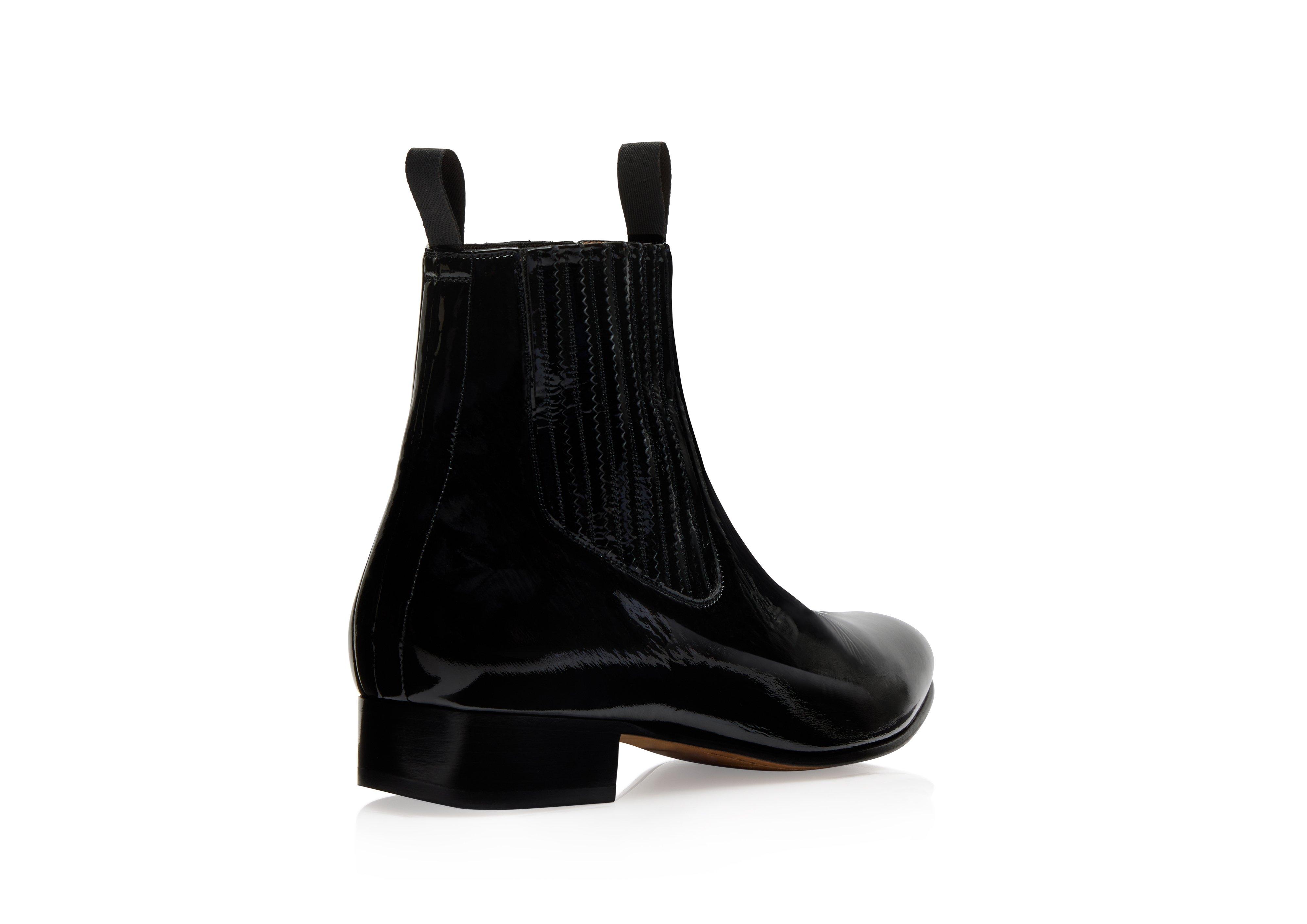GLOSSY PATENT KURT CHELSEA BOOT D thumbnail