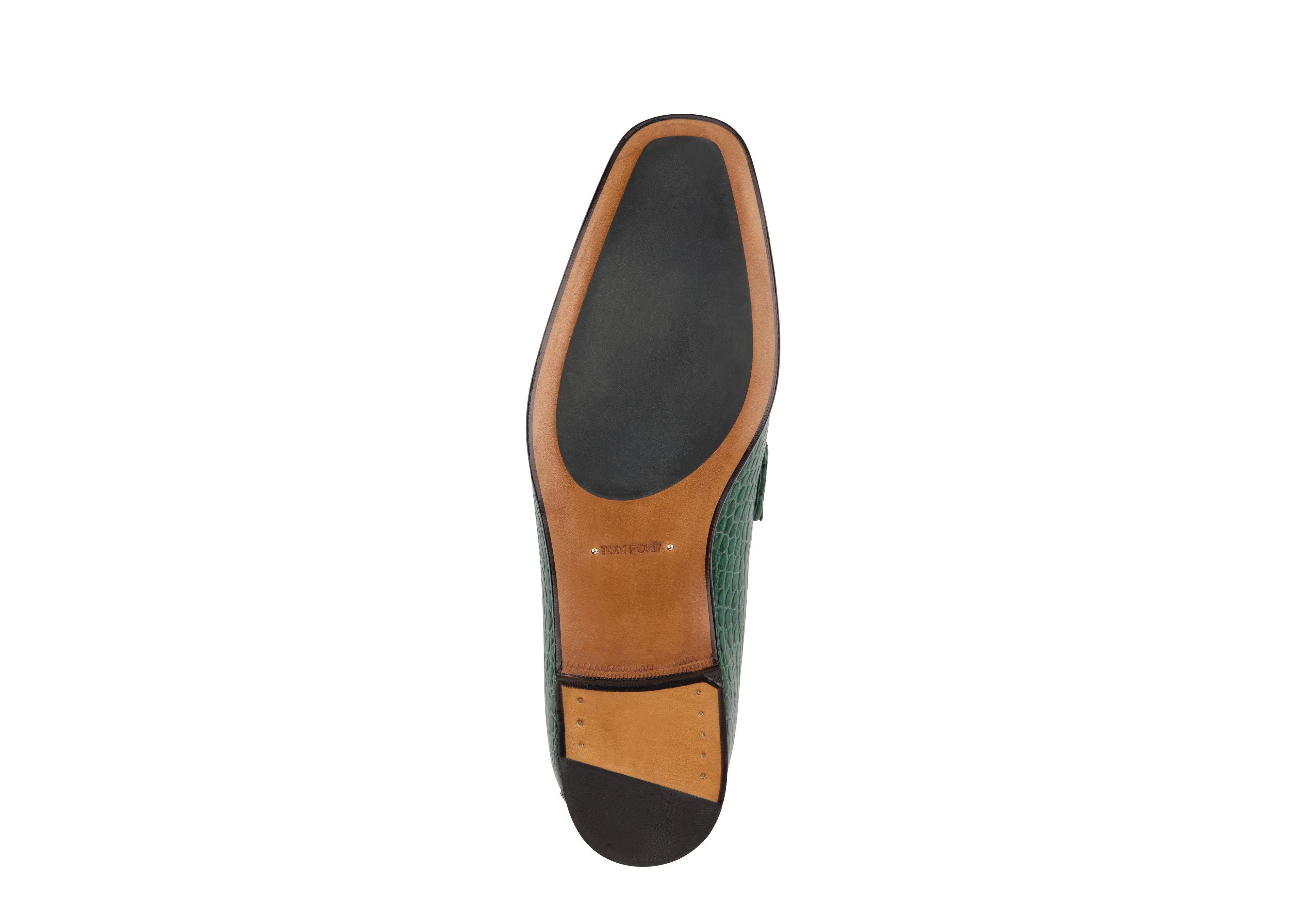 PRINTED ALLIGATOR SEAN TASSEL LOAFER D thumbnail