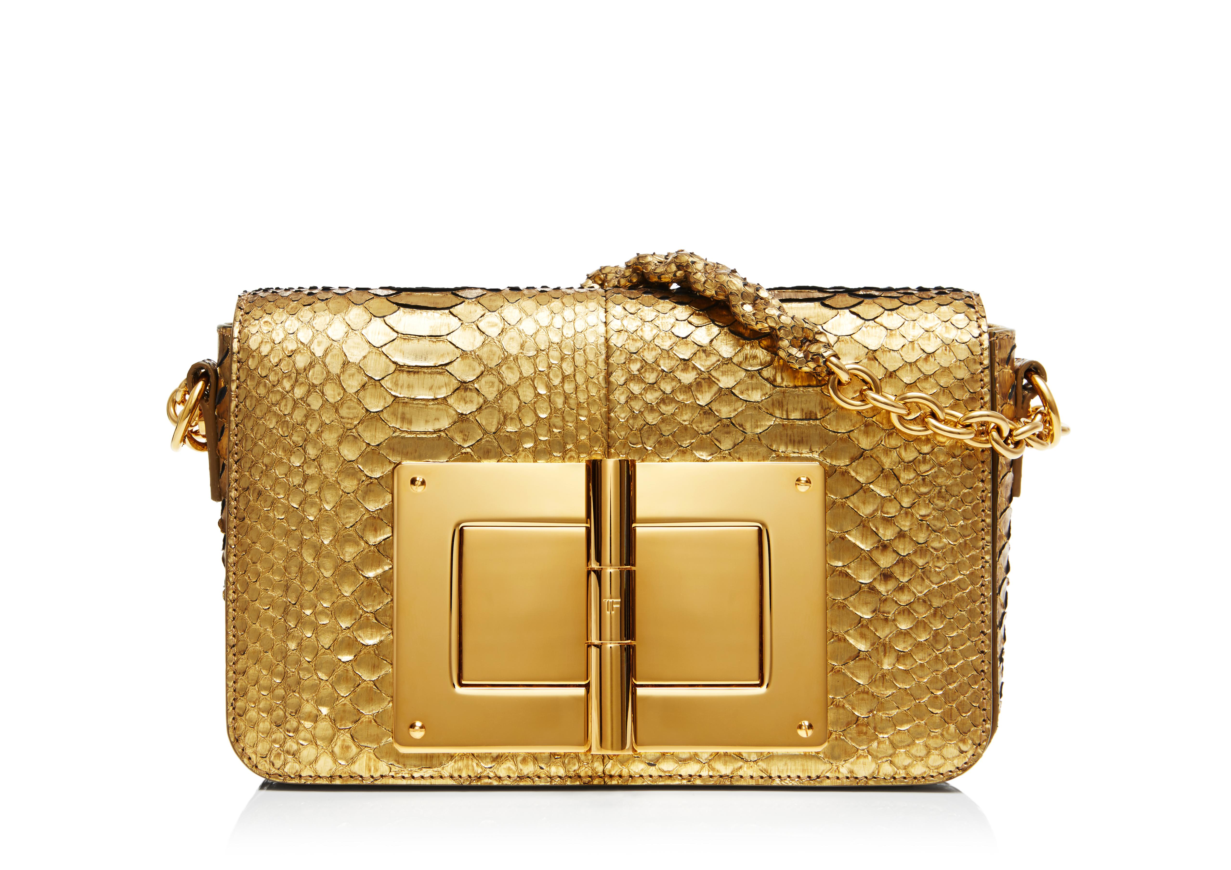 tom ford gold clutch