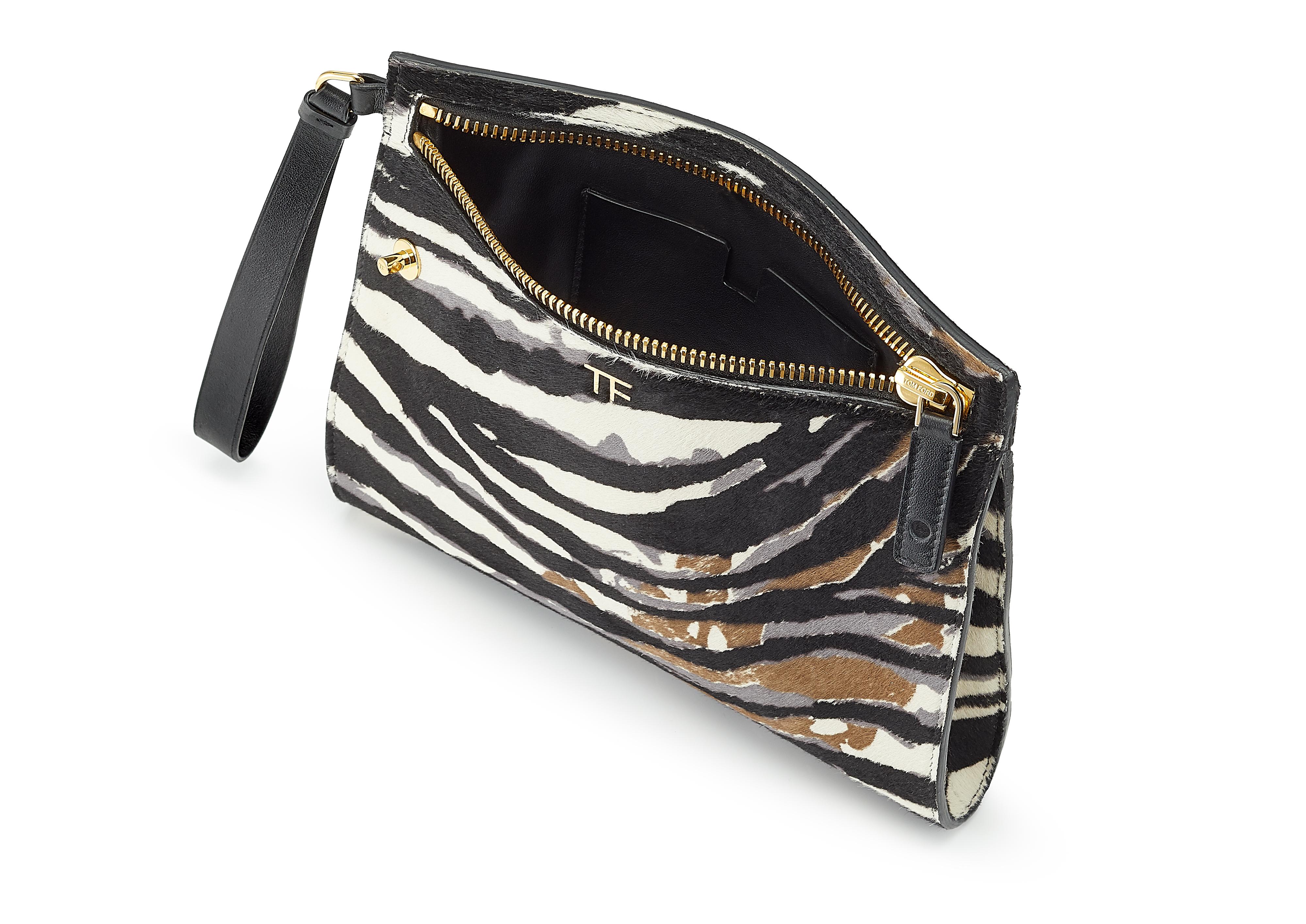 Tom Ford ZEBRA ALIX CLUTCH 