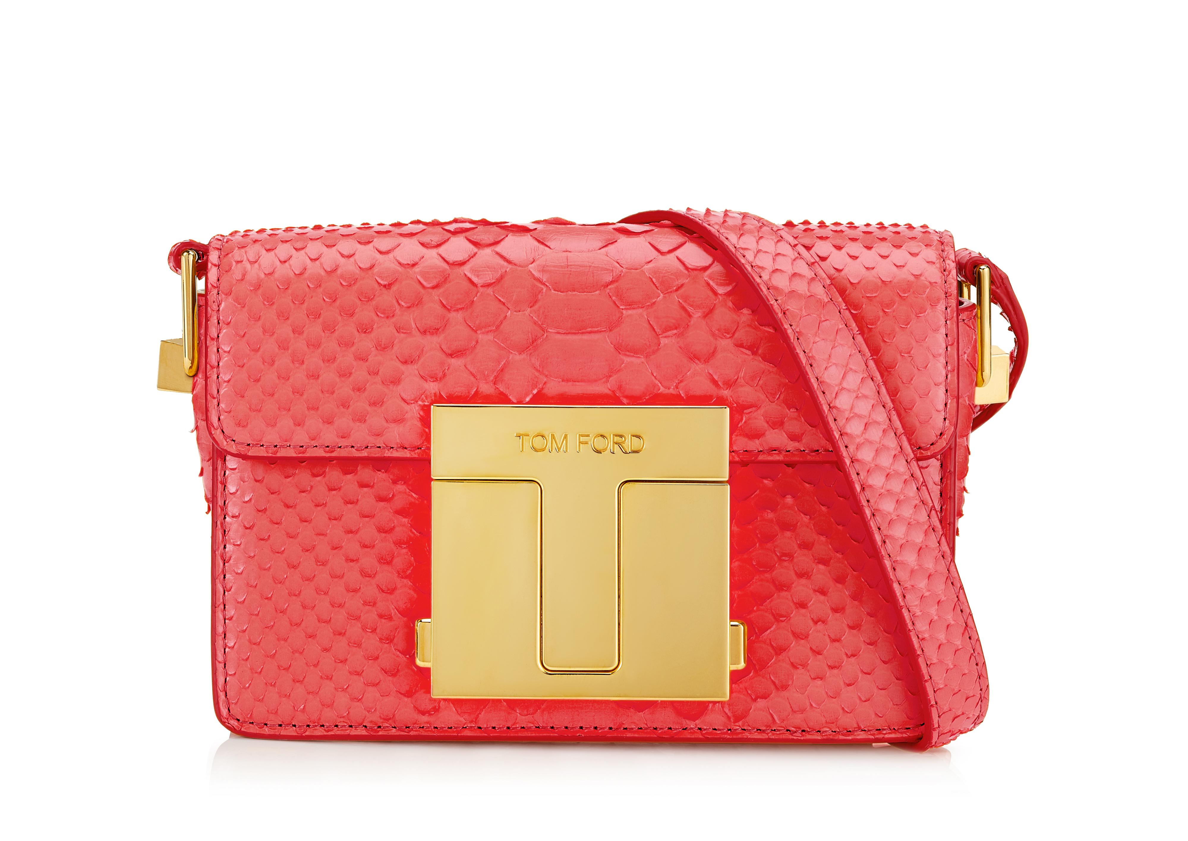 Tom Ford SEMI SHINY PYTHON SMALL 001 BAG 