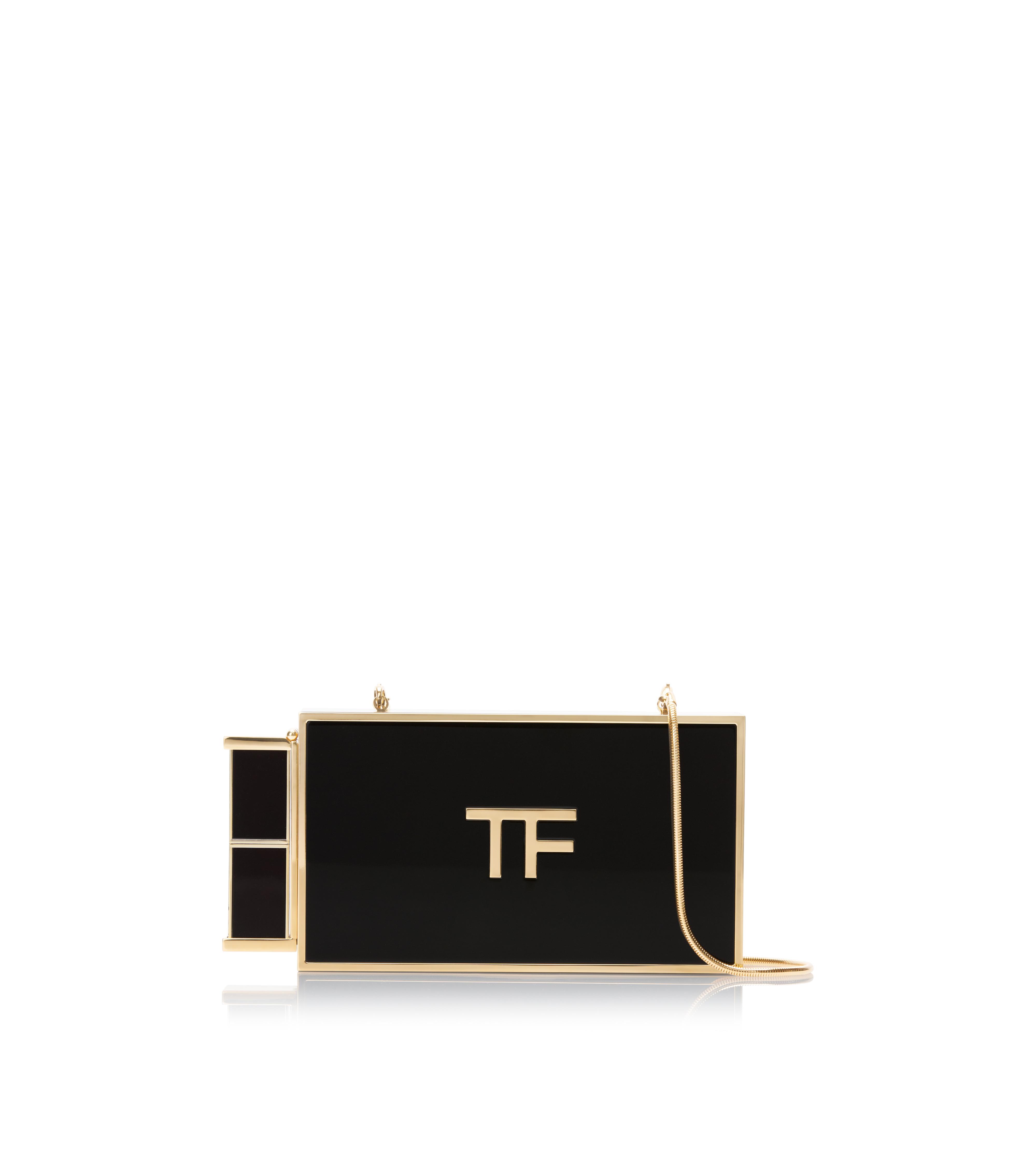 tom ford gold clutch