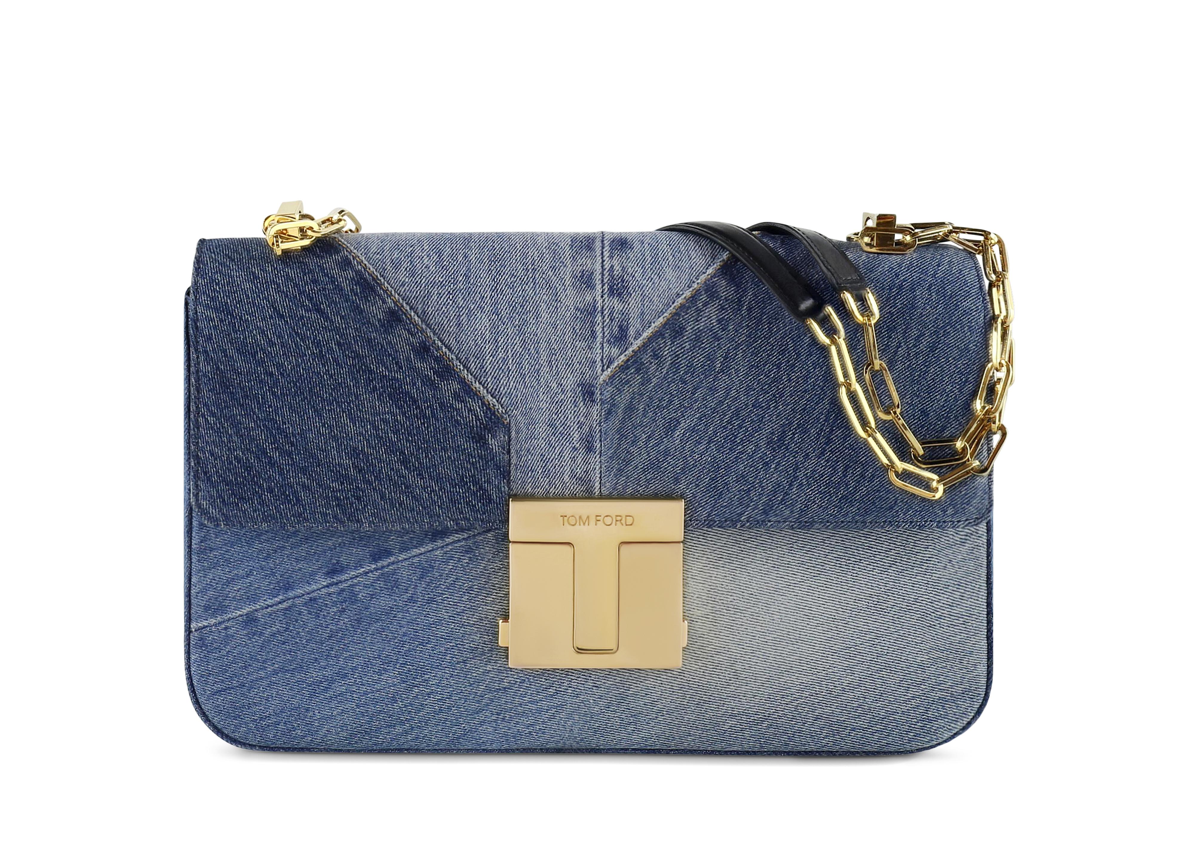 Tom Ford DENIM PATCHWORK 001 CHAIN MAXI 