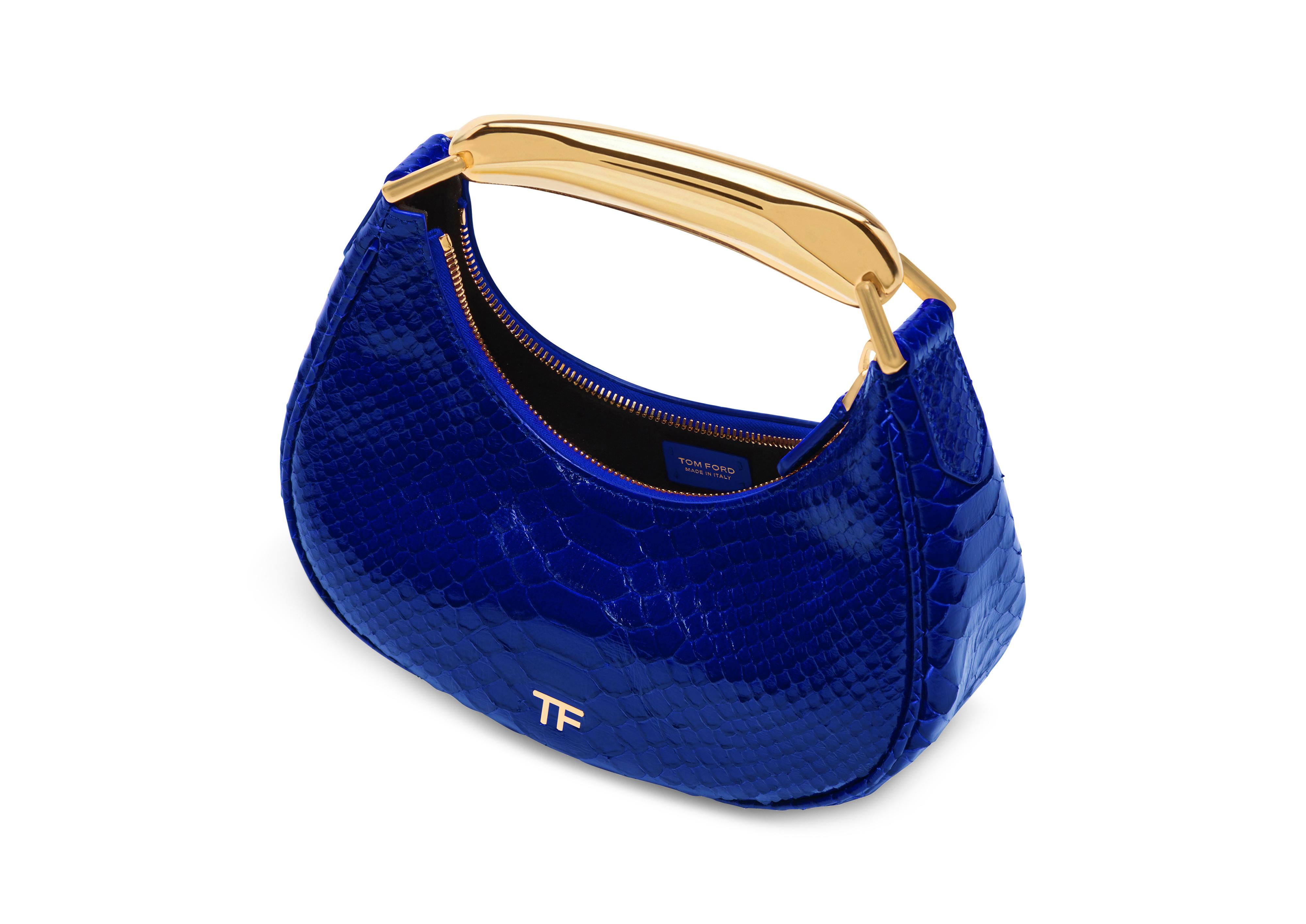PRINTED PYTHON BIANCA MINI HOBO D thumbnail