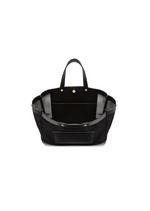 MESH AND LEATHER T SCREW SMALL E/W SHOPPING BAG D thumbnail