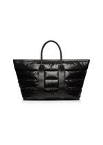 QUILTED NYLON PUFFY BUCKLEY E/W TOTE C thumbnail