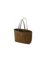 SUEDE LEATHER TF SMALL E/W TOTE D thumbnail