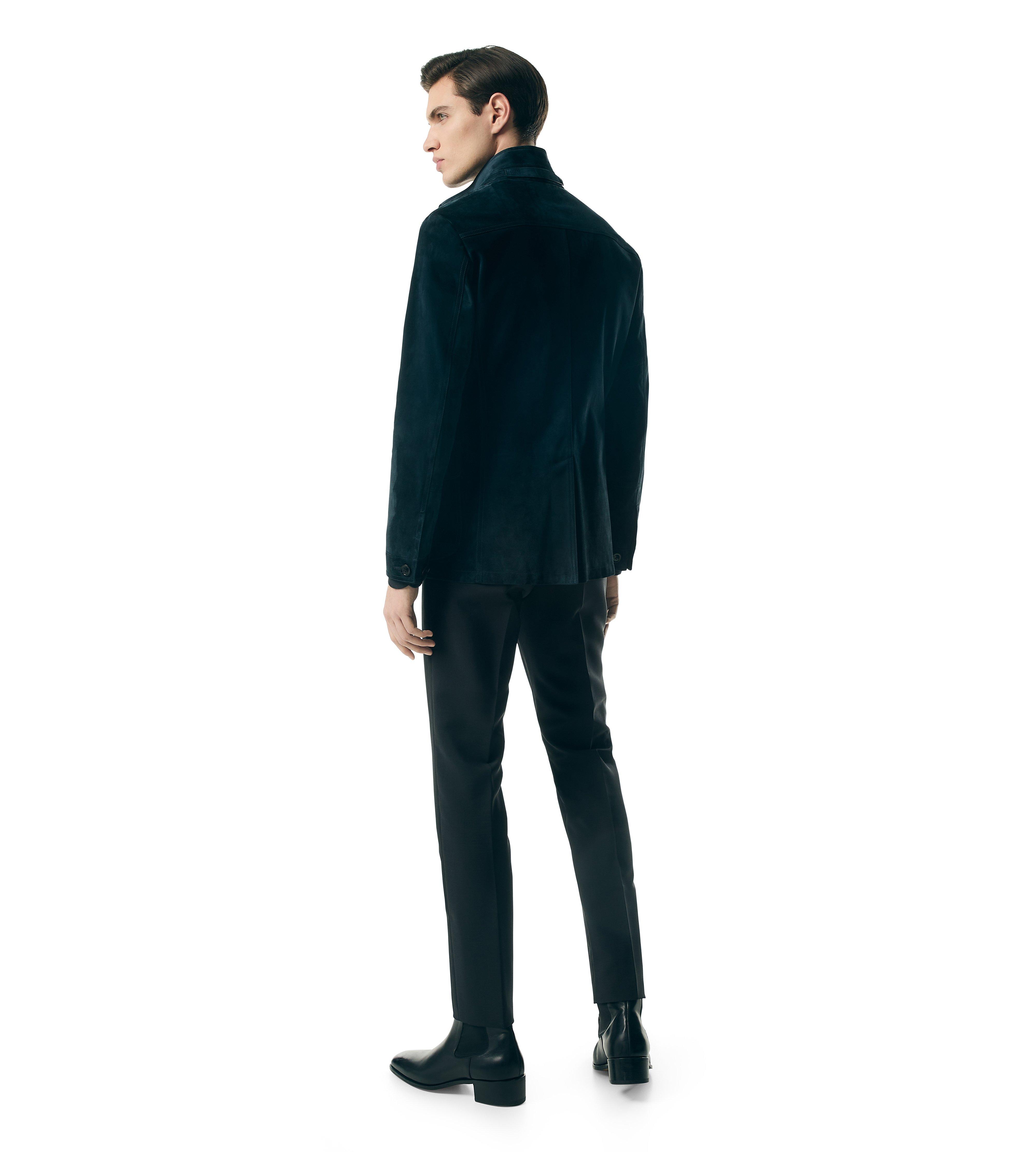 CASHMERE SUEDE MILITARY JACKET H thumbnail