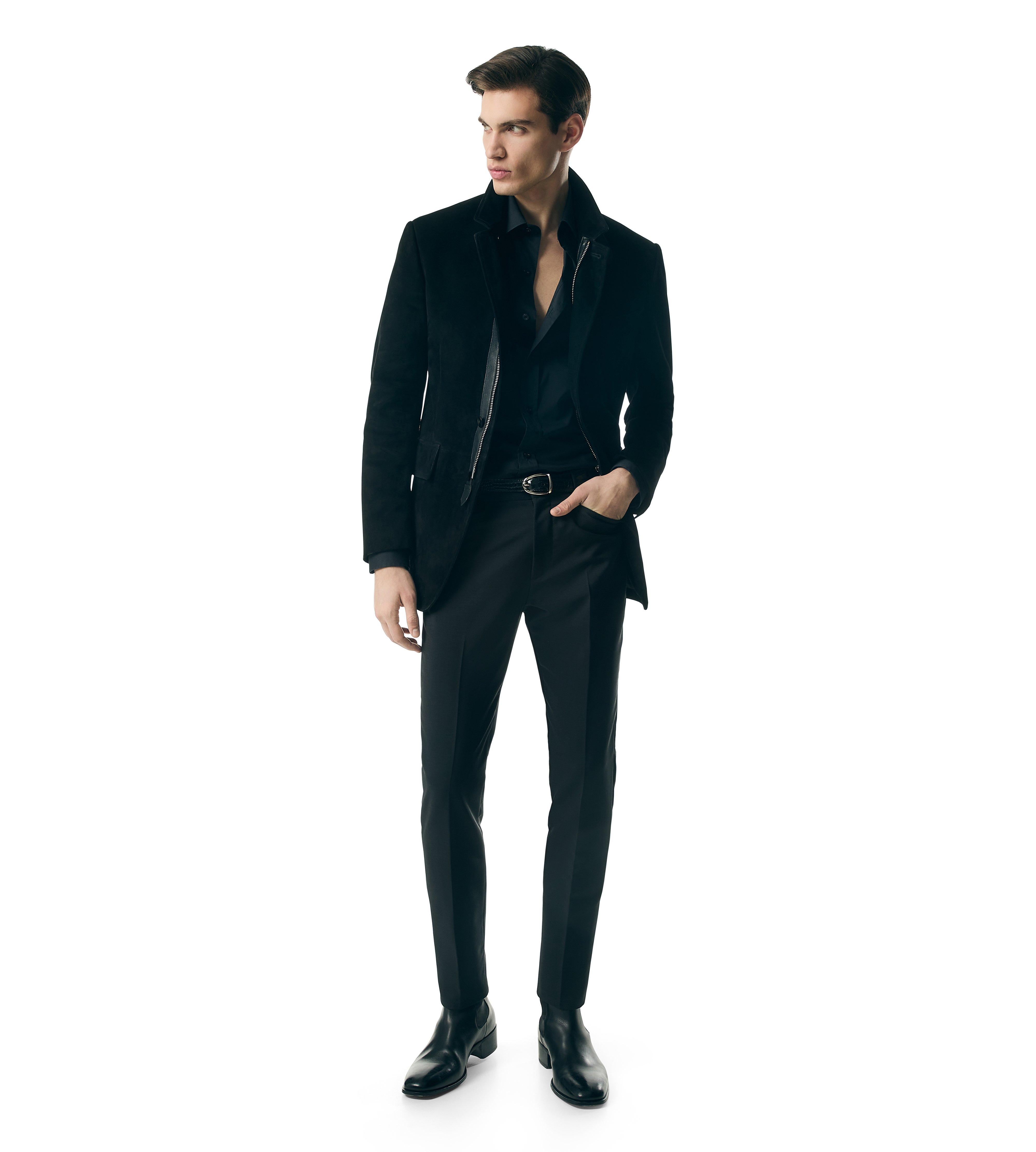 CASHMERE SUEDE SARTORIAL BLAZER G thumbnail