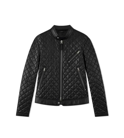 FEATHER NAPPA QUILTED CAFÉ RACER
