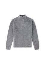 BRUSHED MOHAIR MOCK NECK KNIT A thumbnail