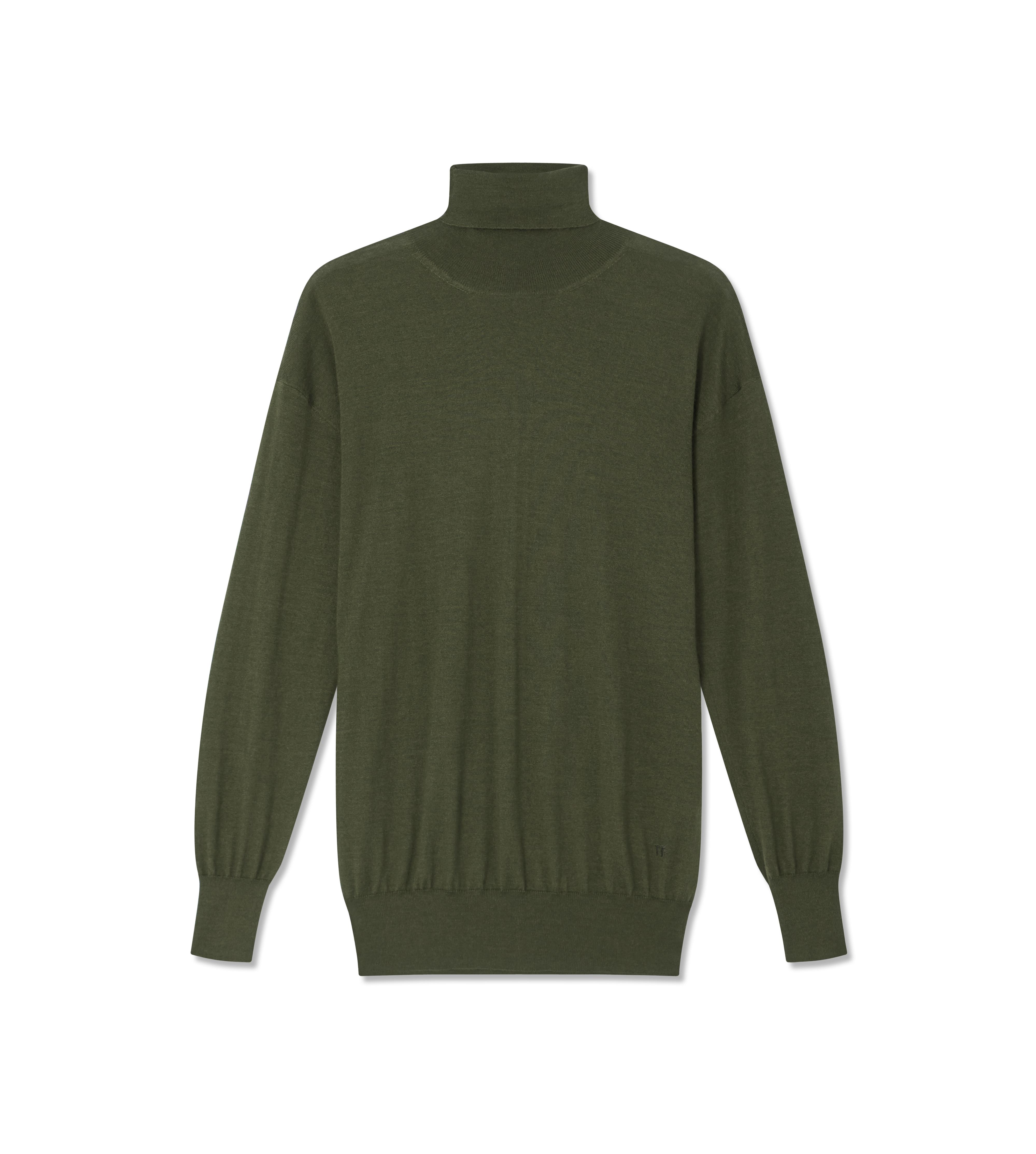 FINE CASHMERE SILK TURTLENECK