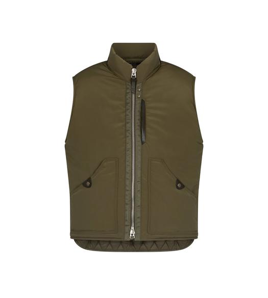 MICRO OTTOMAN QUILTED LINED GILET