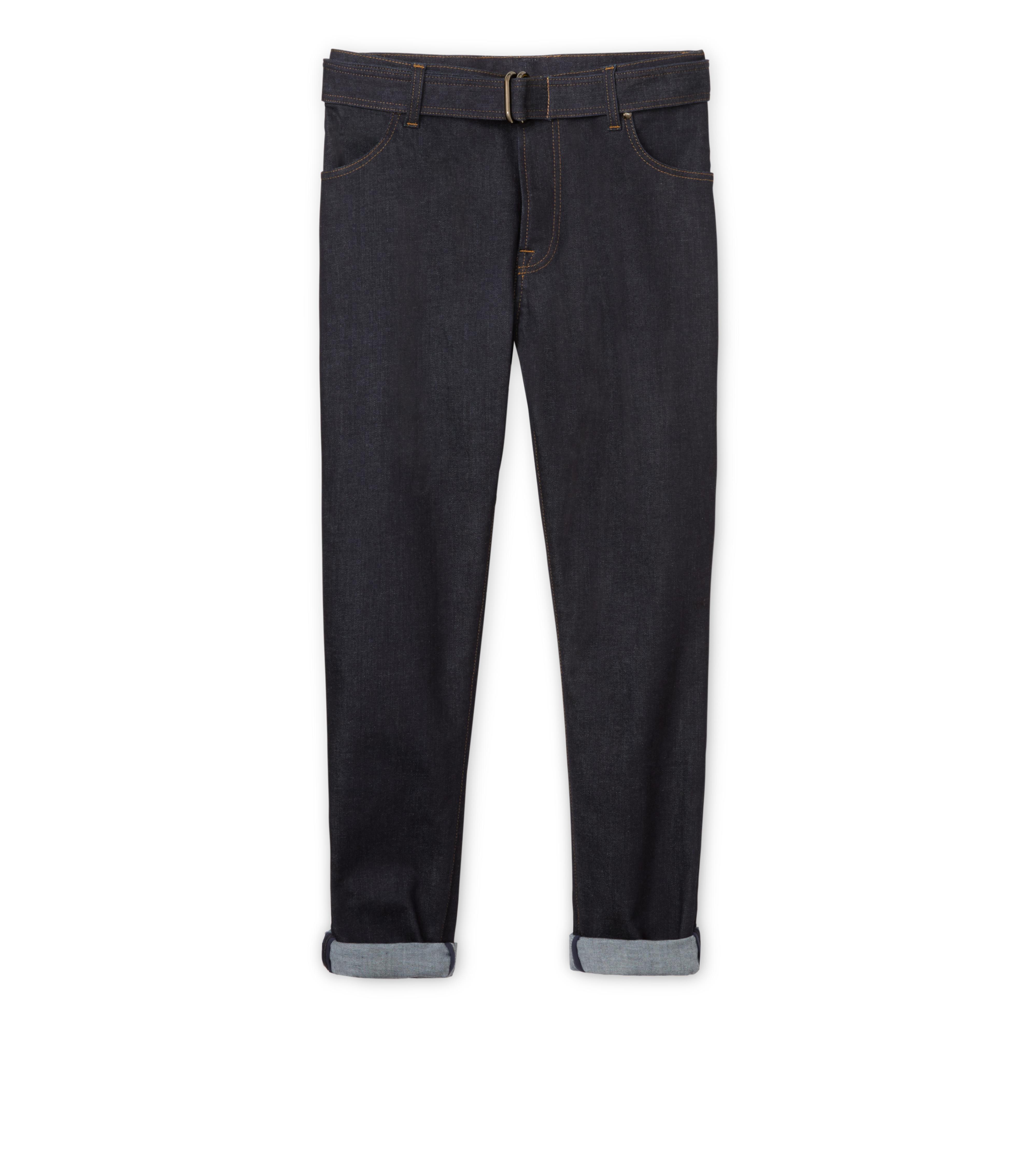 RAW DENIM BOYFRIEND JEANS