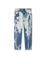 BLEACHED TAPERED BOYFRIEND JEANS A thumbnail