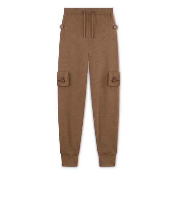 WOOL UTILITY KNITTED JOGGERS A fullsize