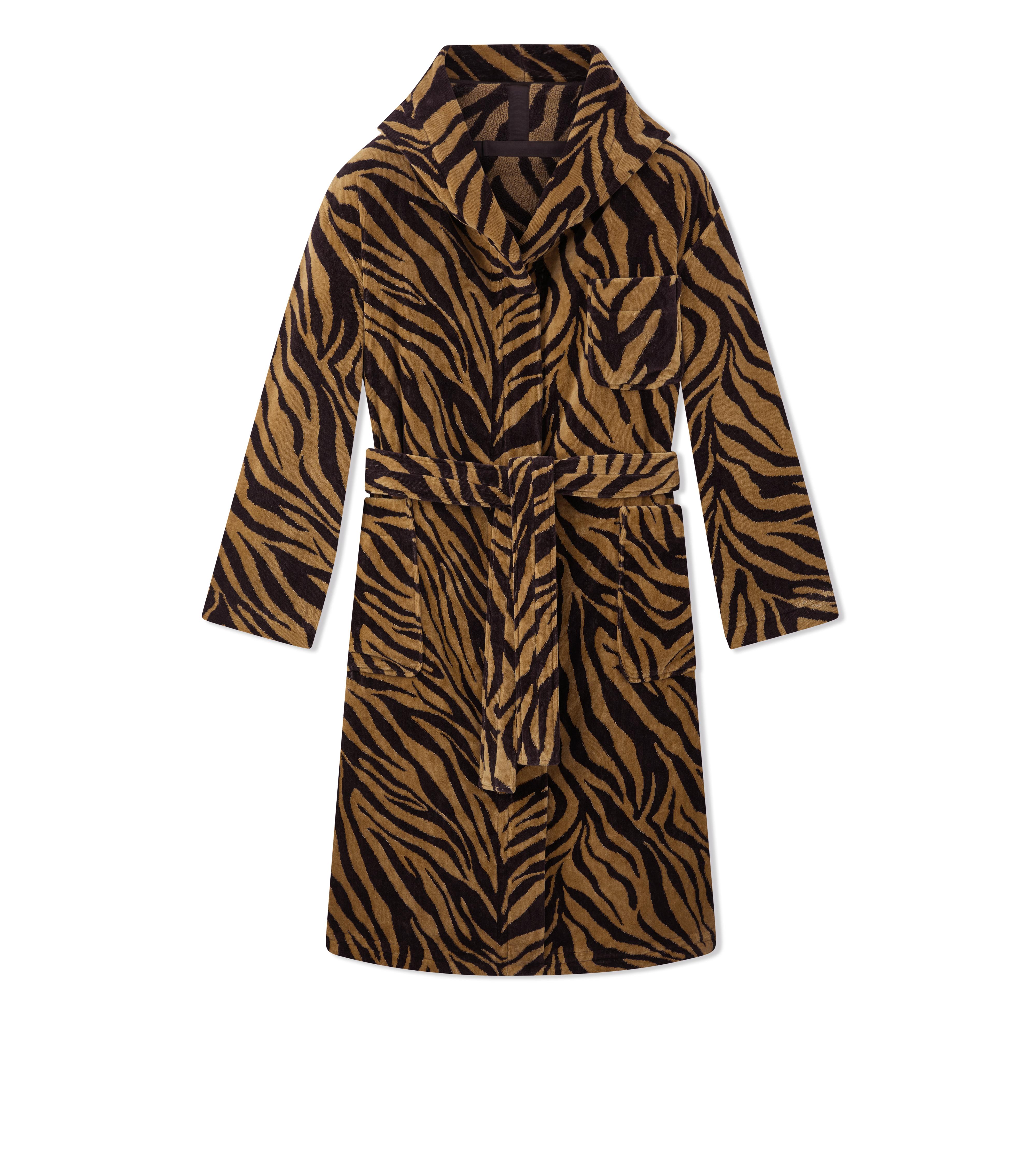 Tom Ford ZEBRA PRINT TOWELLING ROBE