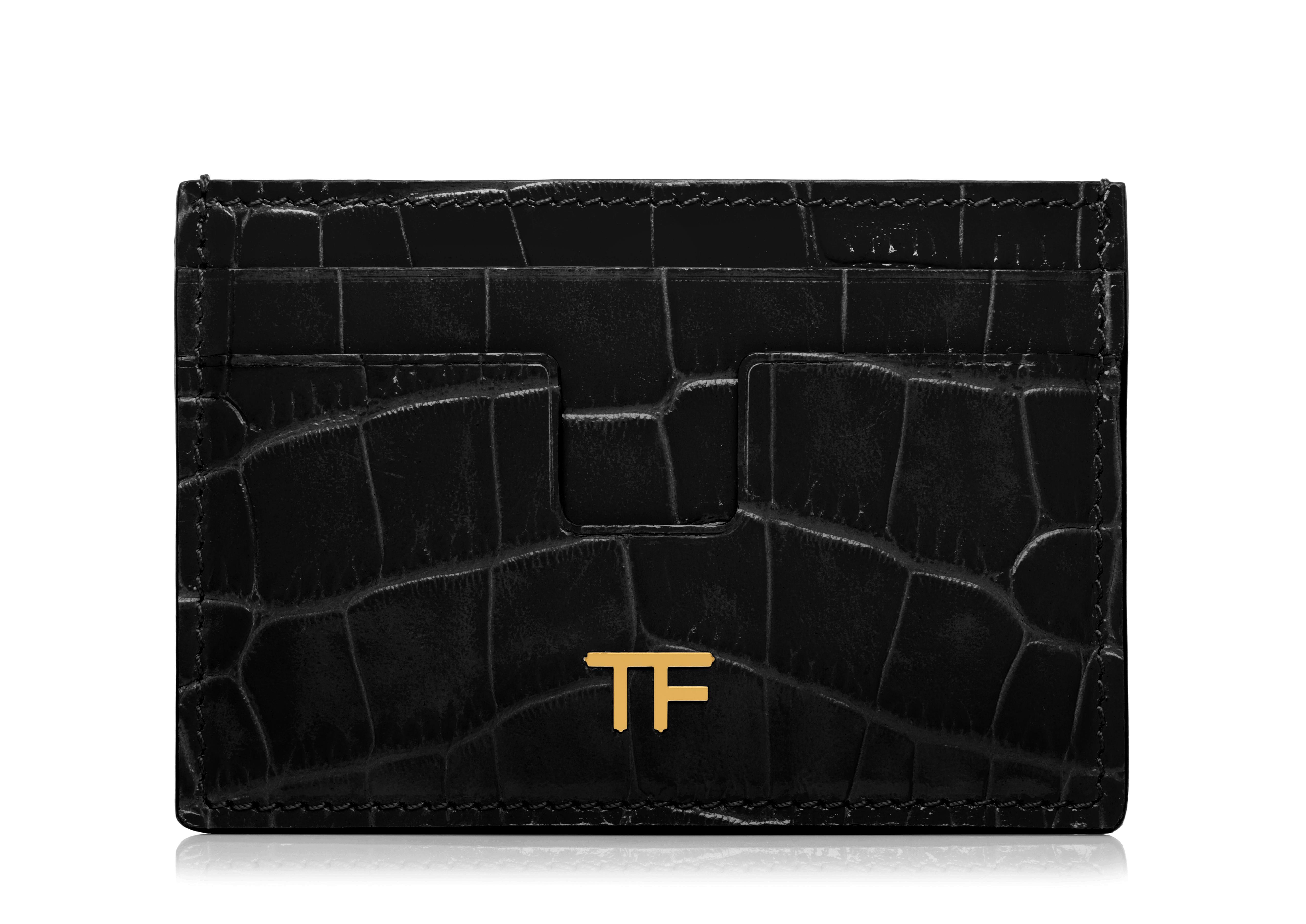 Tom Ford ALLIGATOR T CARD HOLDER 