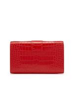 SHINY STAMPED CROCODILE LEATHER 001 CHAIN WALLET C thumbnail