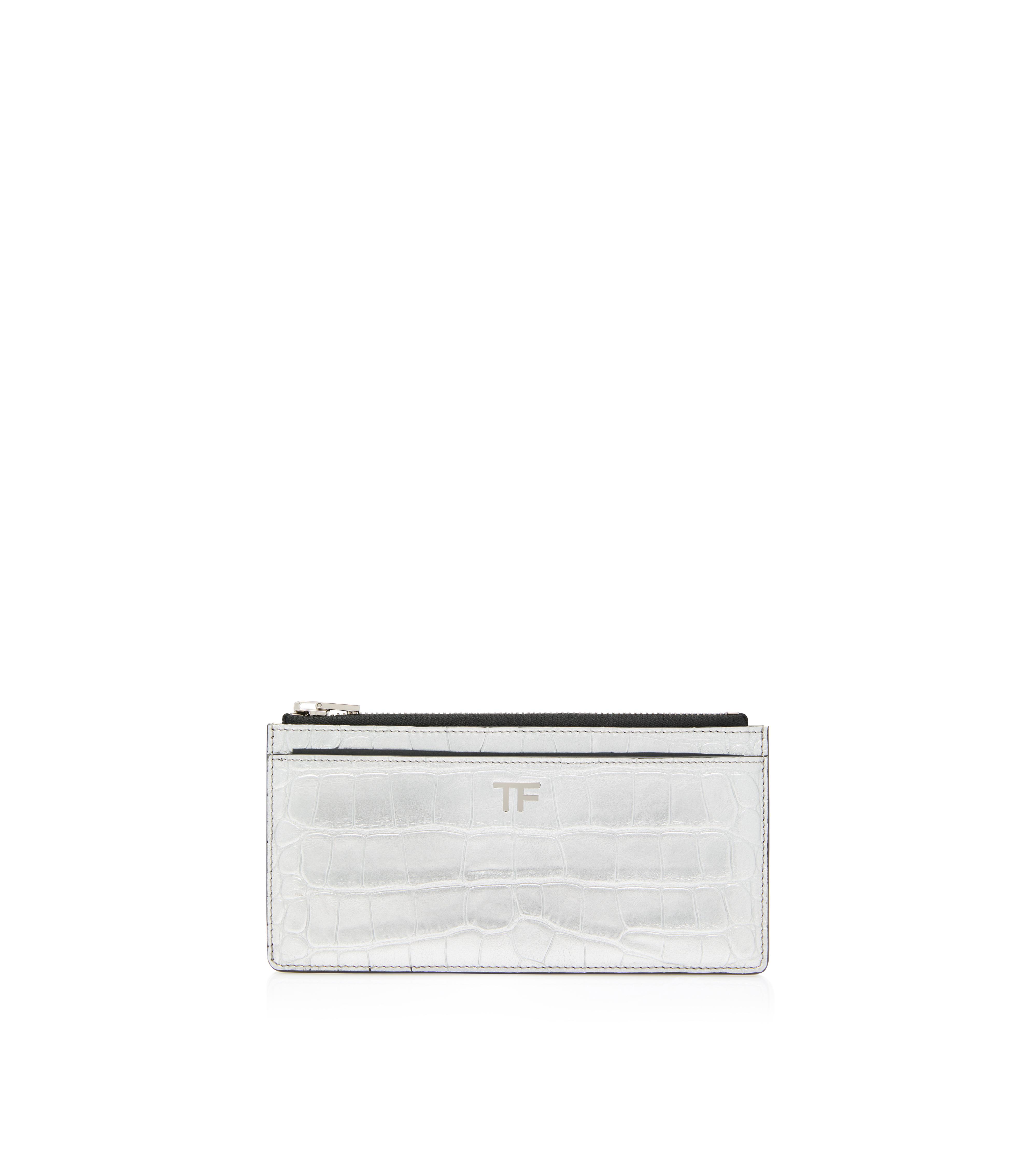 METALLIC STAMPED LEATHER MULTIFUNCTIONAL WALLET