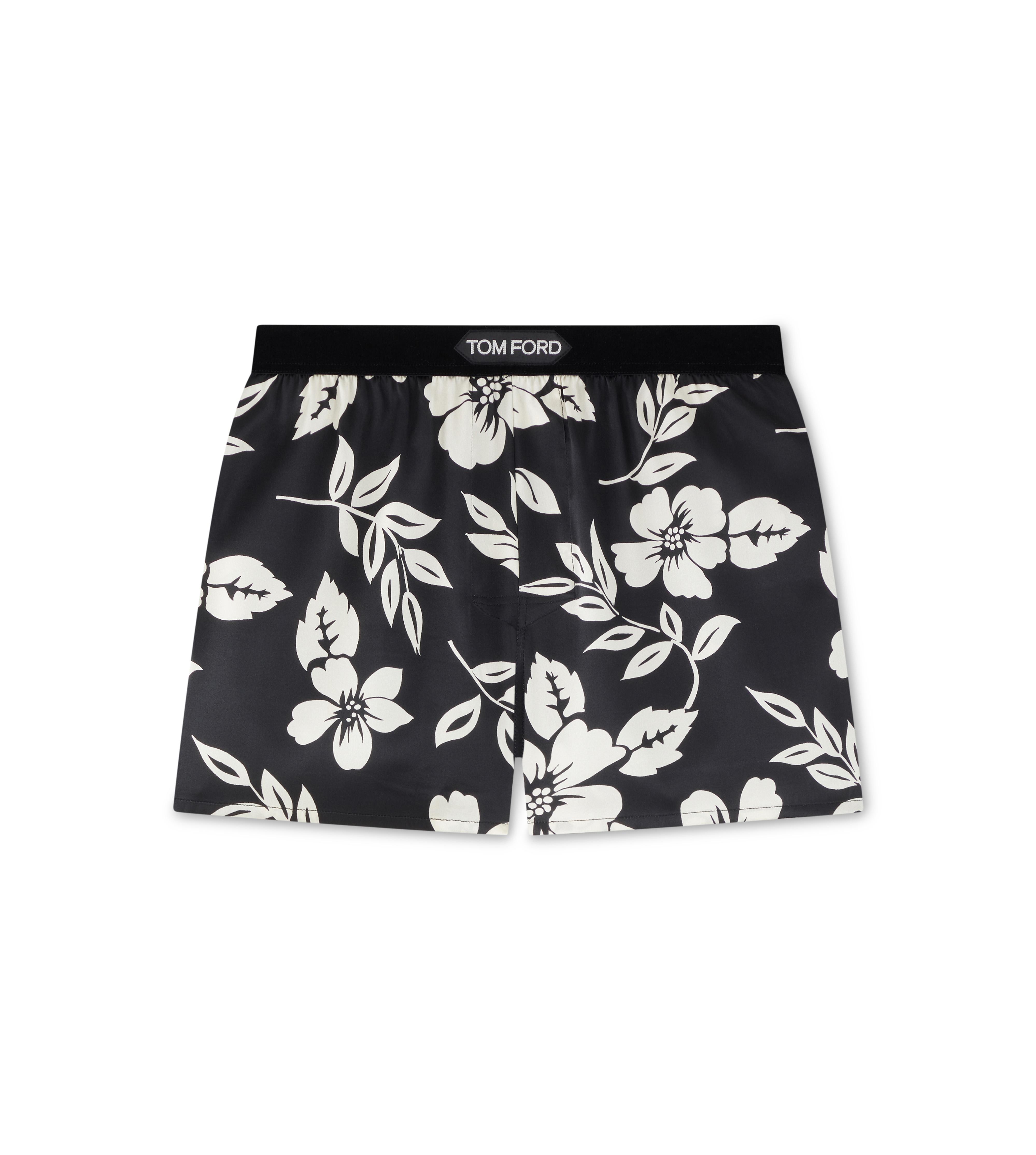 Tom Ford GRAPHIC FLORAL PRINT PJ SHORTS 