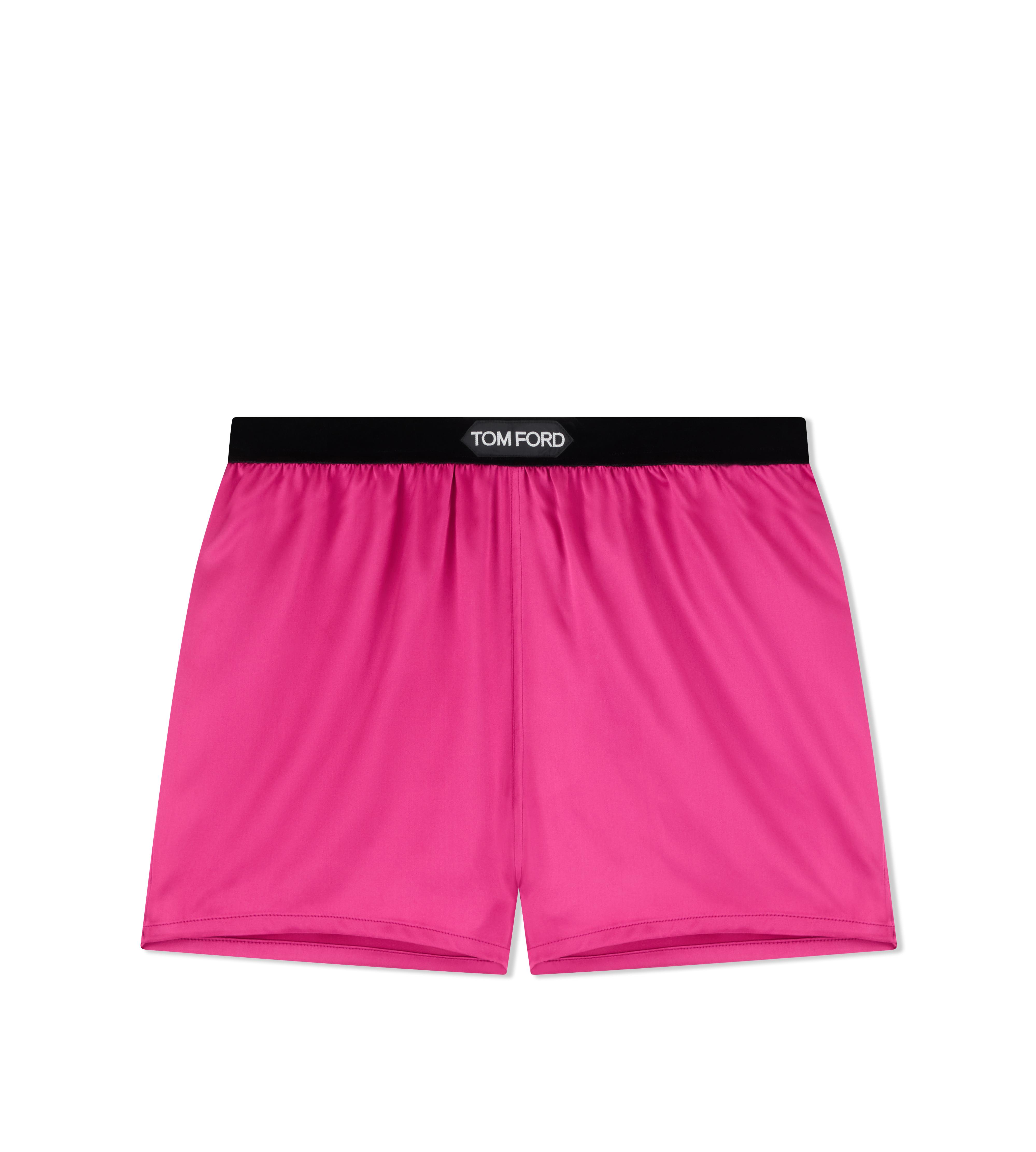 Tom Ford STRETCH SILK SATIN BOXER SHORTS 