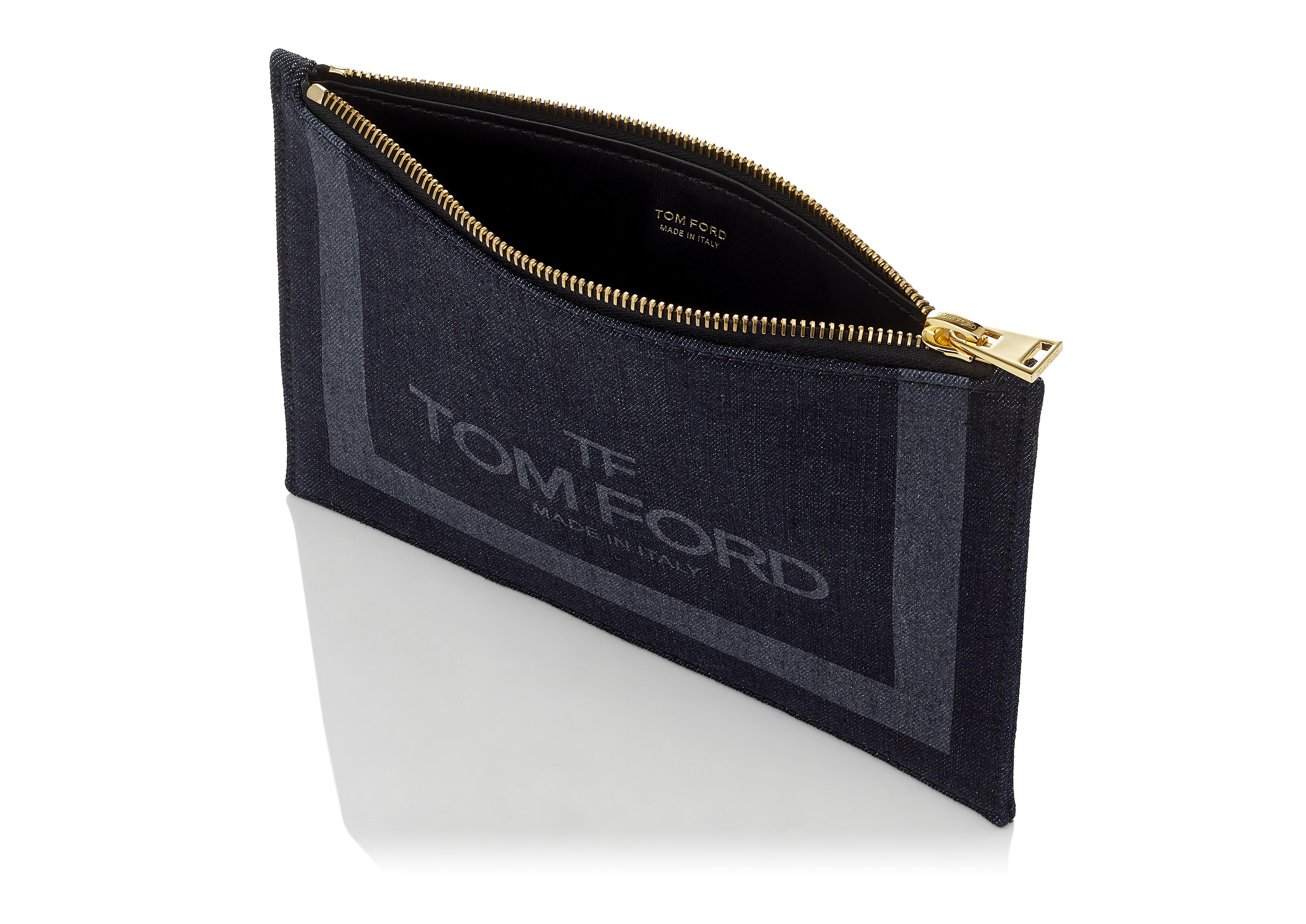 Tom Ford DENIM SMALL POUCH 