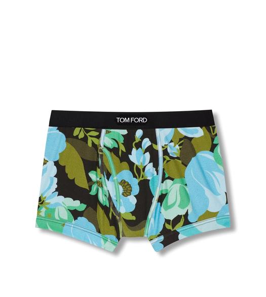 Save 1% Mens Clothing Underwear Boxers Tom Ford Velvet Boxer in Green for Men 