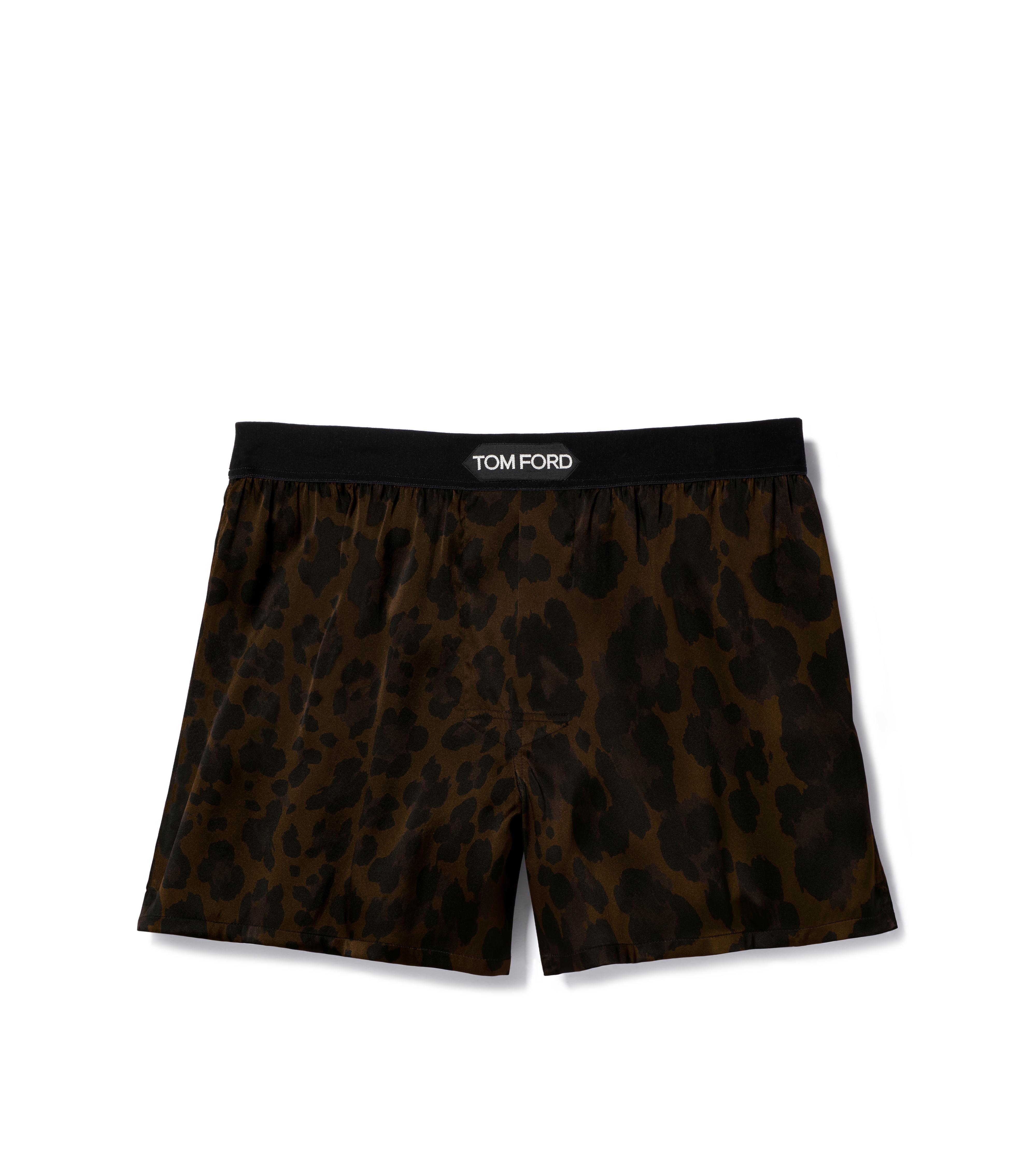 Tom Ford LEOPARD SILK BOXERS TomFord.co.uk