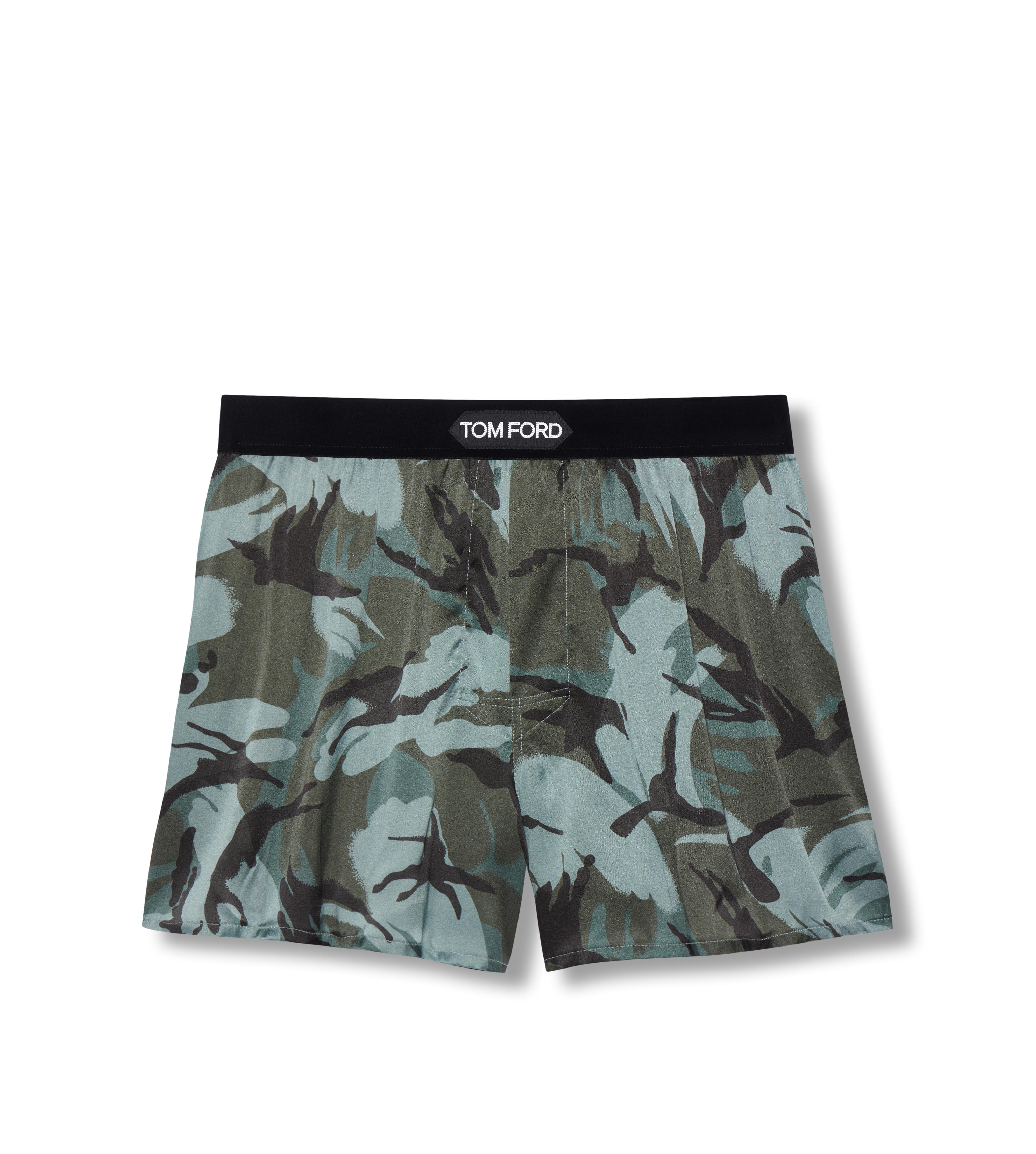 Tom Ford TRUE CAMO SILK BOXERS 