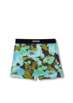 ABSTRACT FLORAL SILK BOXERS A thumbnail
